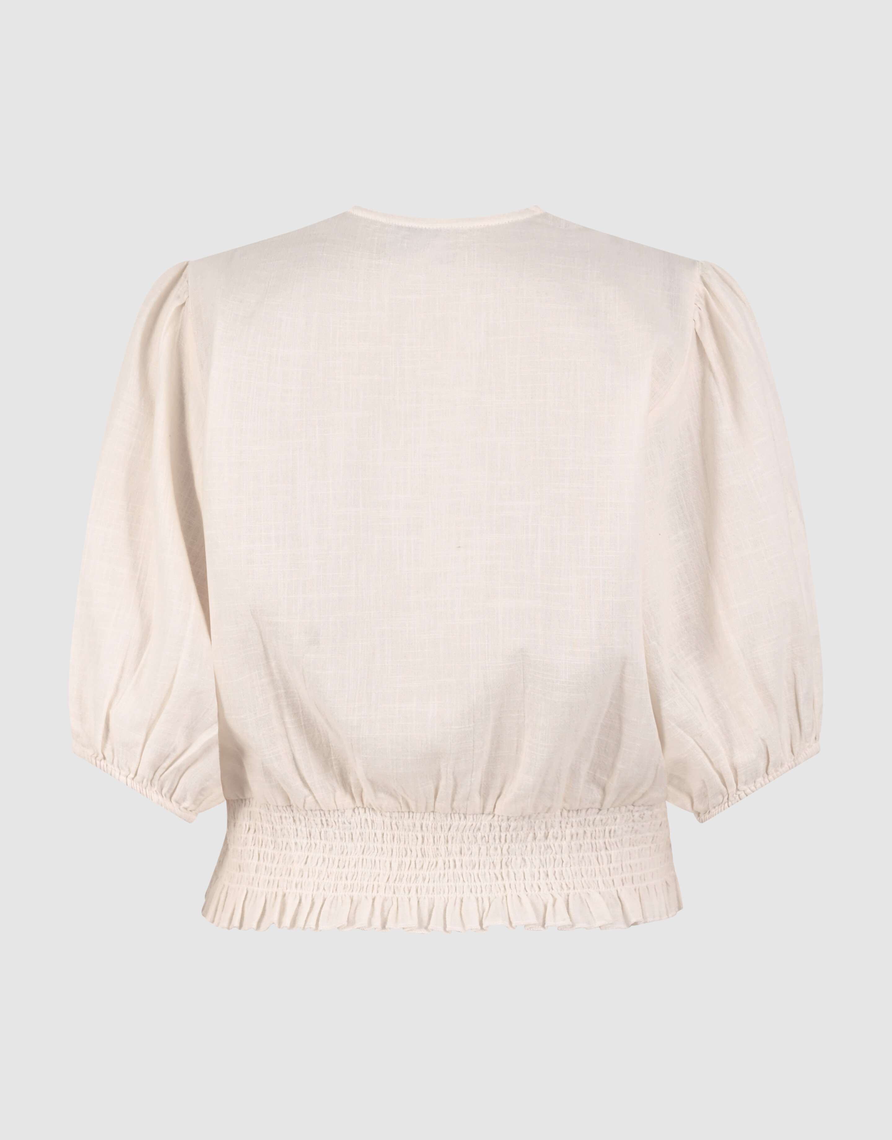 Tape Cropped Top Gebroken Wit SHOEBY WOMEN