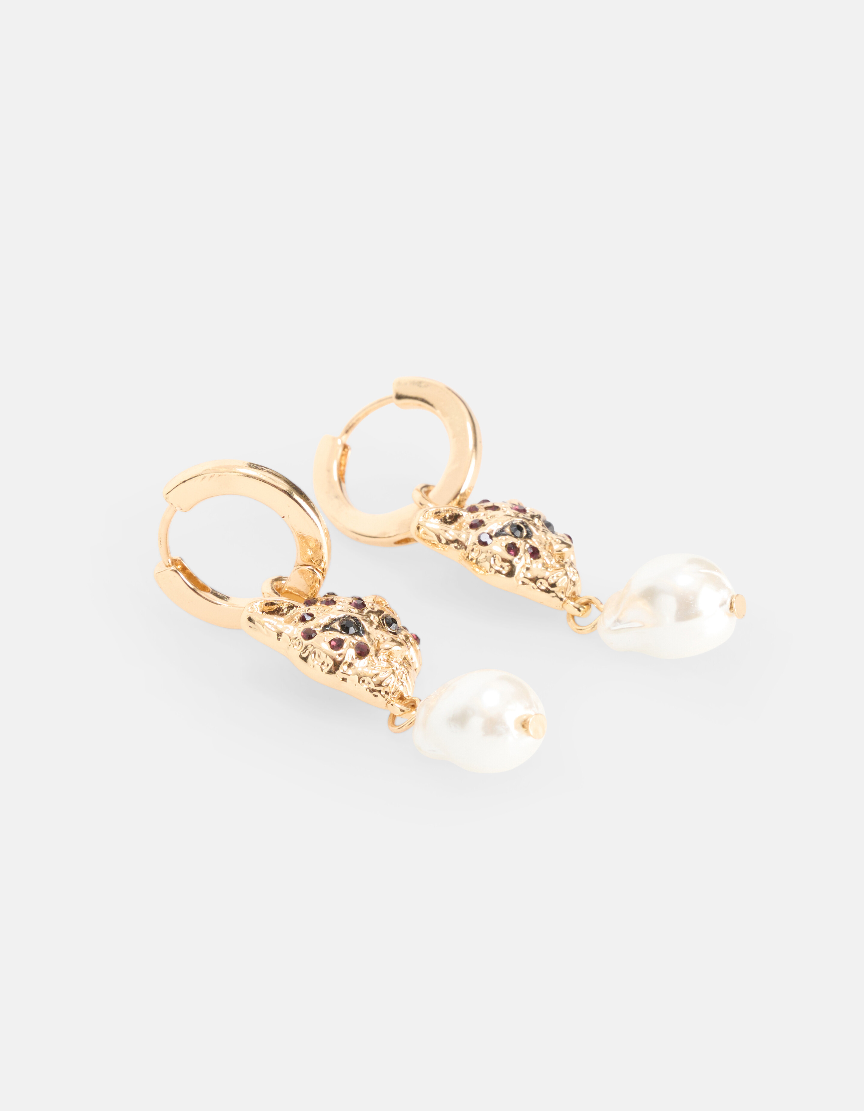 Leopard Parel Oorbellen Goud SHOEBY ACCESSOIRES