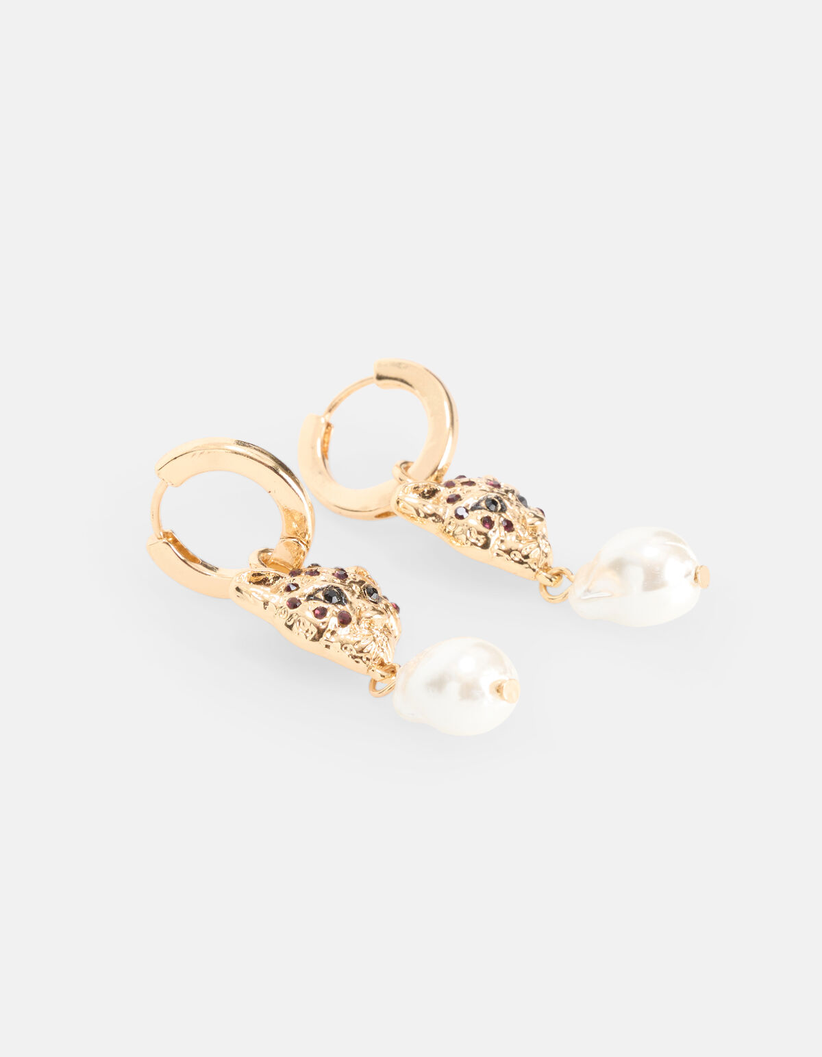 Leopard Parel Oorbellen Goud SHOEBY ACCESSOIRES