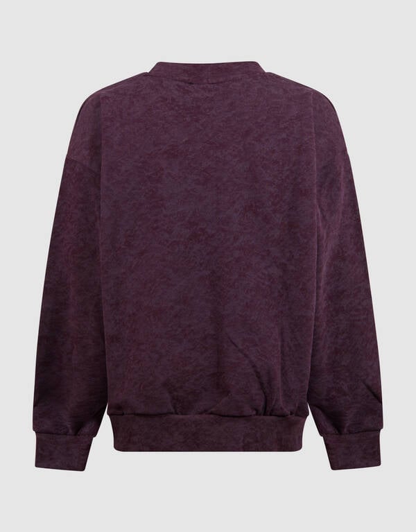 Connect Artwork Sweater Donkerrood SHOEBY BOYS
