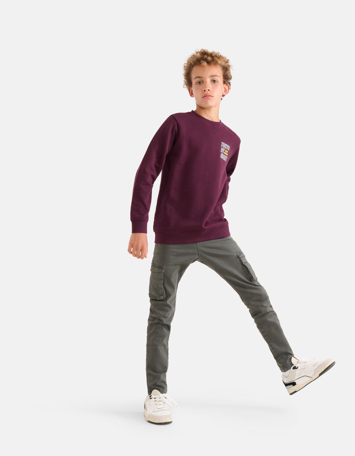 Artwork Sweater Bordeaux SHOEBY BOYS