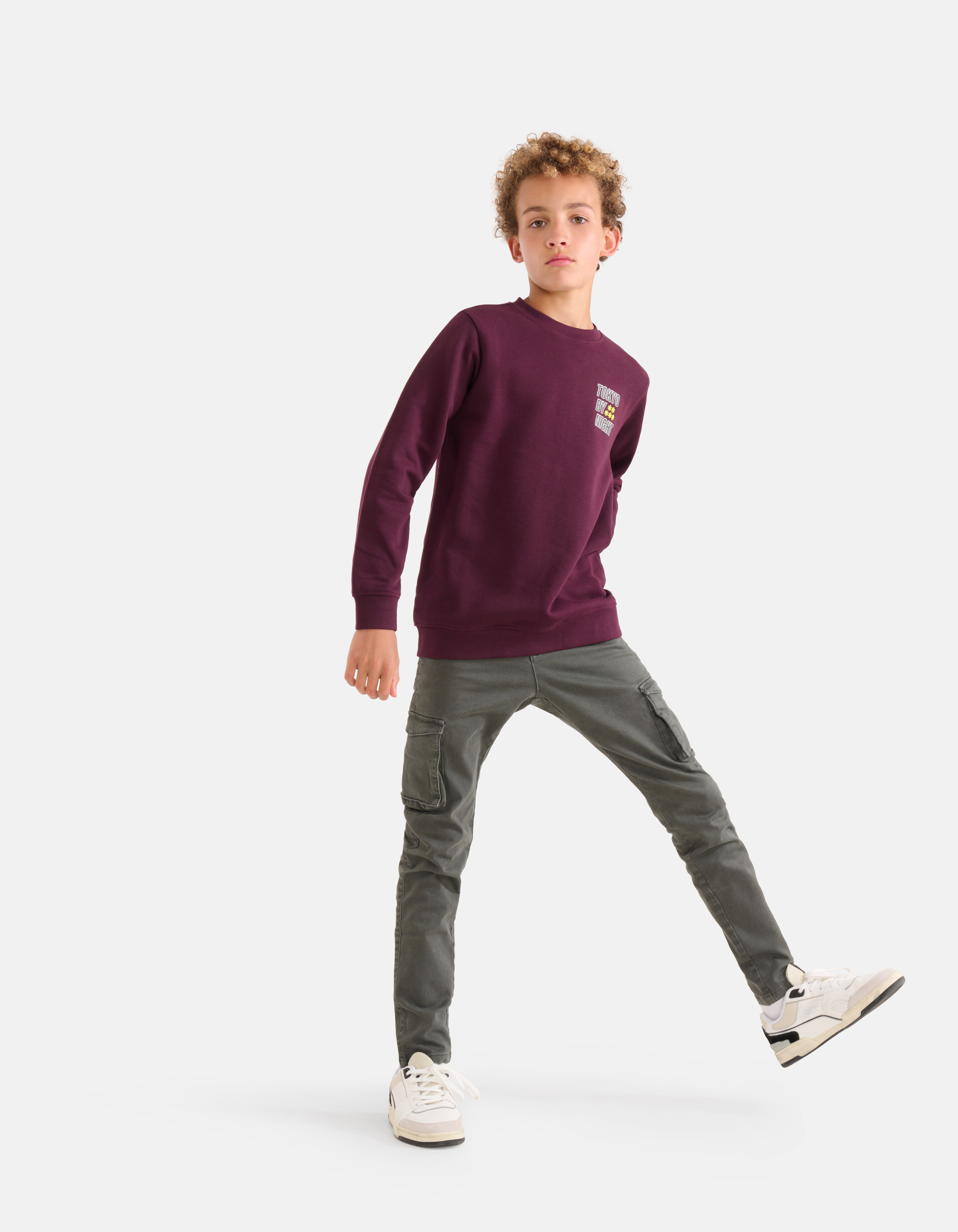 Artwork Sweater Bordeaux SHOEBY BOYS