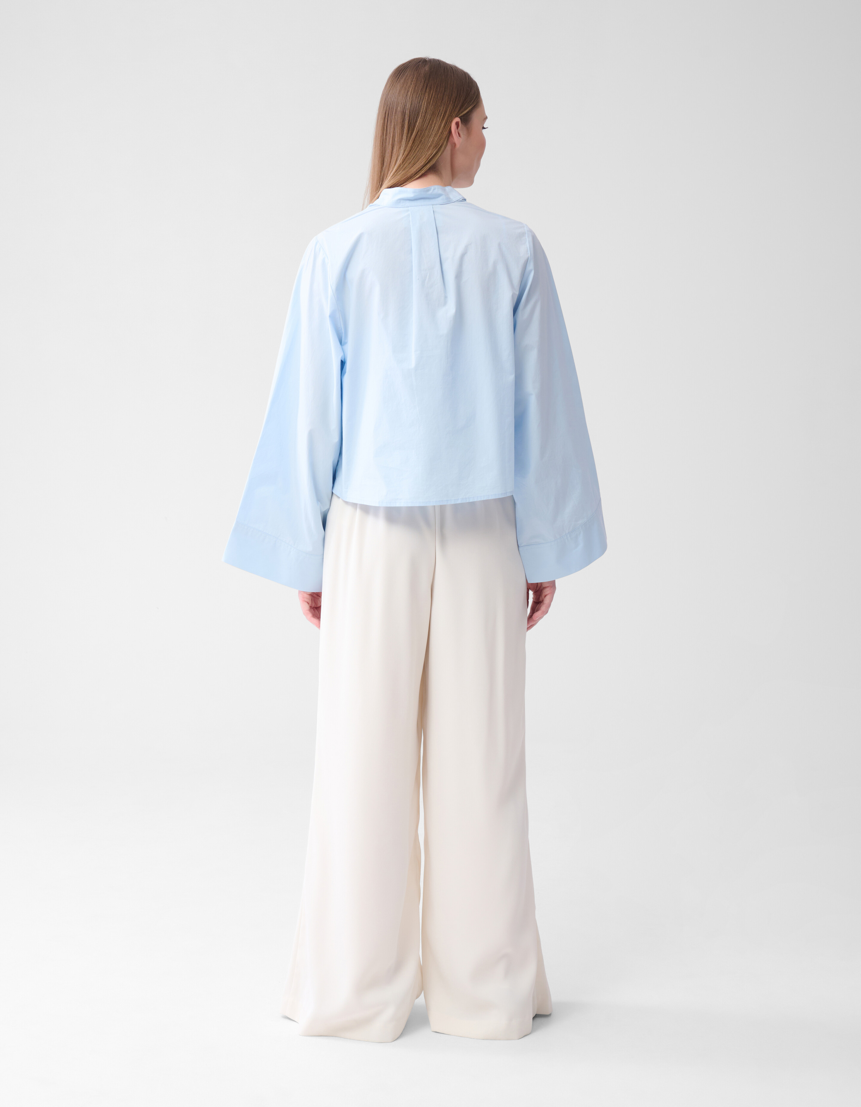 Crepe Wide Leg Broek Gebroken Wit By Lonneke SHOEBY WOMEN
