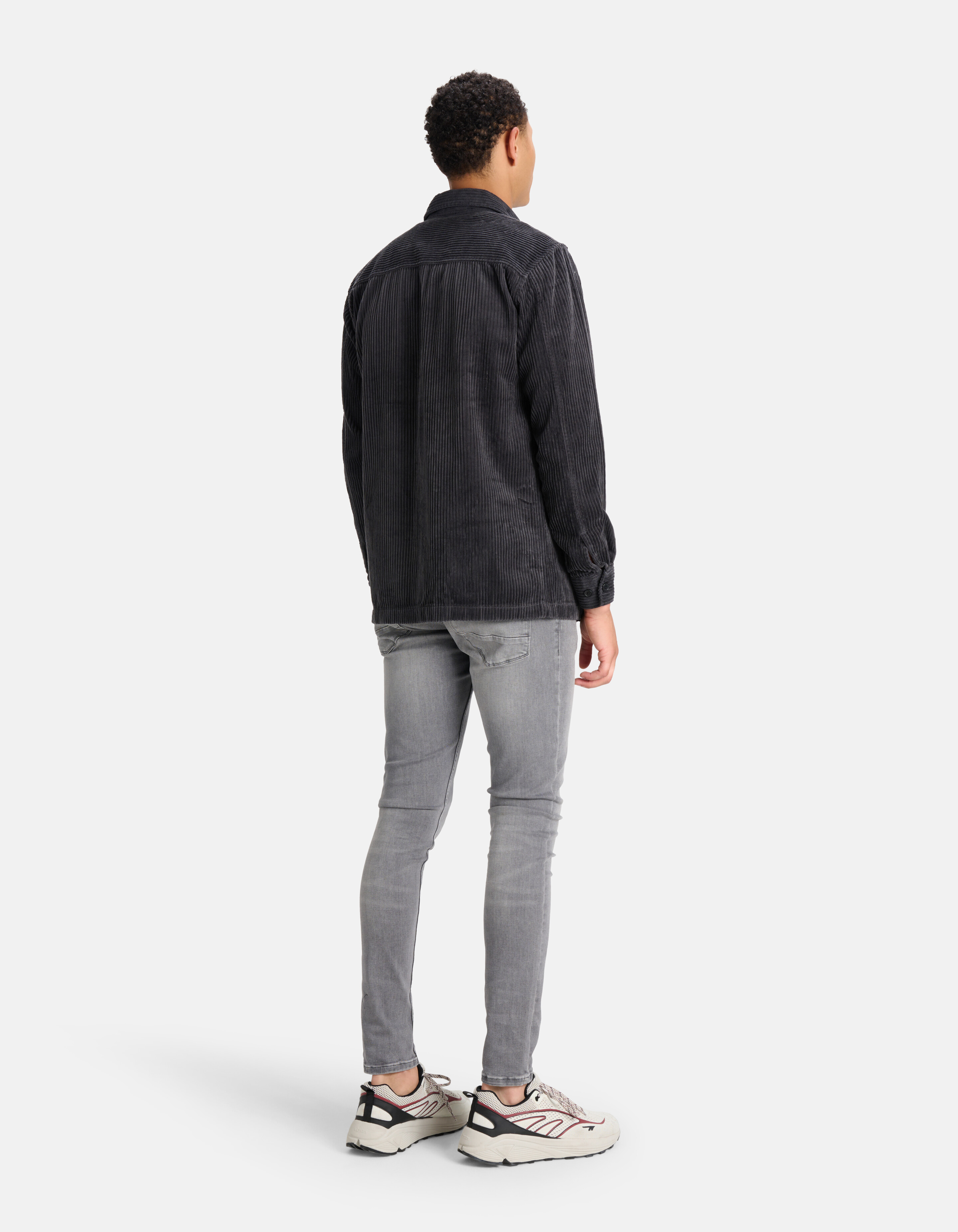 Corduroy Overshirt Grijs SHOEBY MEN