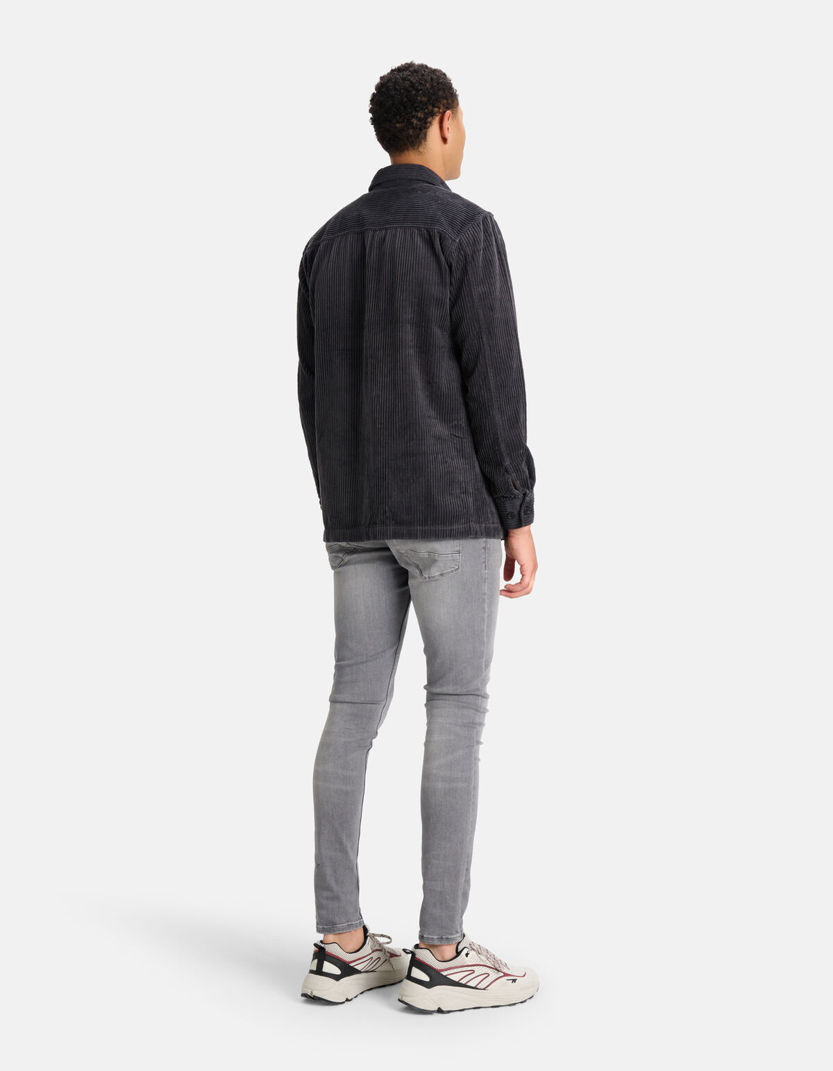 Corduroy Overshirt Grijs SHOEBY MEN