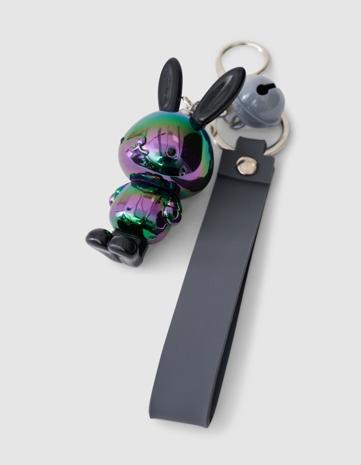 Konijn Sleutelhanger Grijs SHOEBY ACCESSOIRES