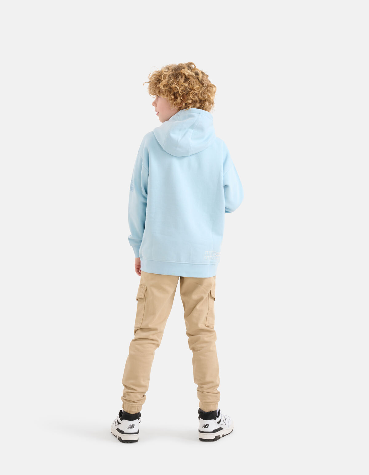Basis Hoodie Lichtblauw SHOEBY BOYS