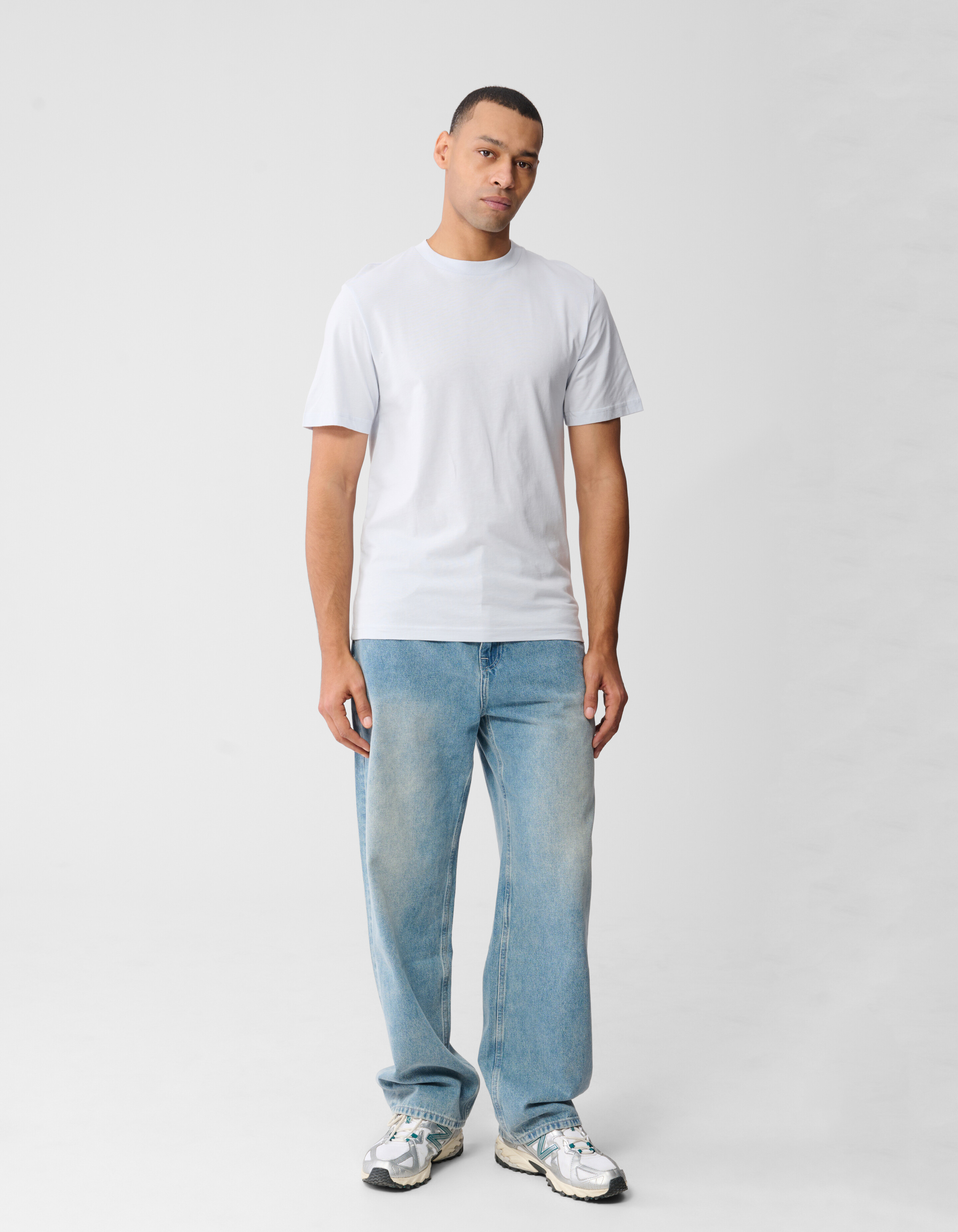 Fading Circle Artwork T-shirt Lichtblauw SHOEBY MEN