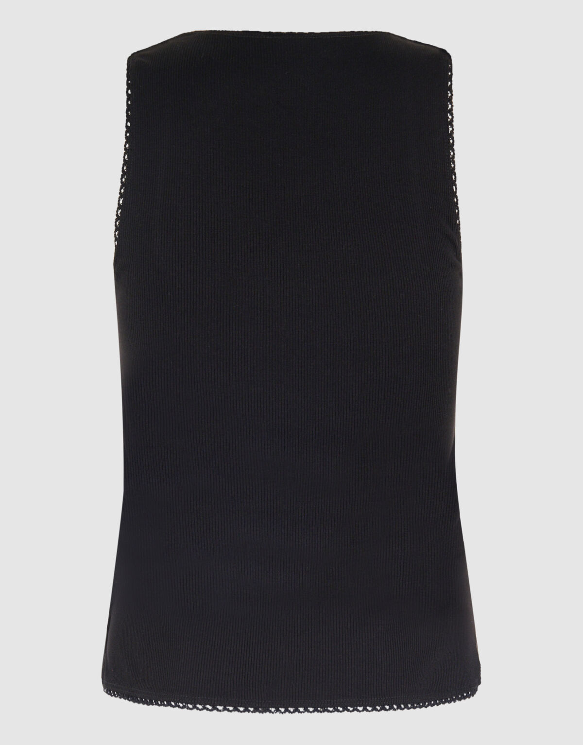 Basic Strik Top Zwart SHOEBY WOMEN