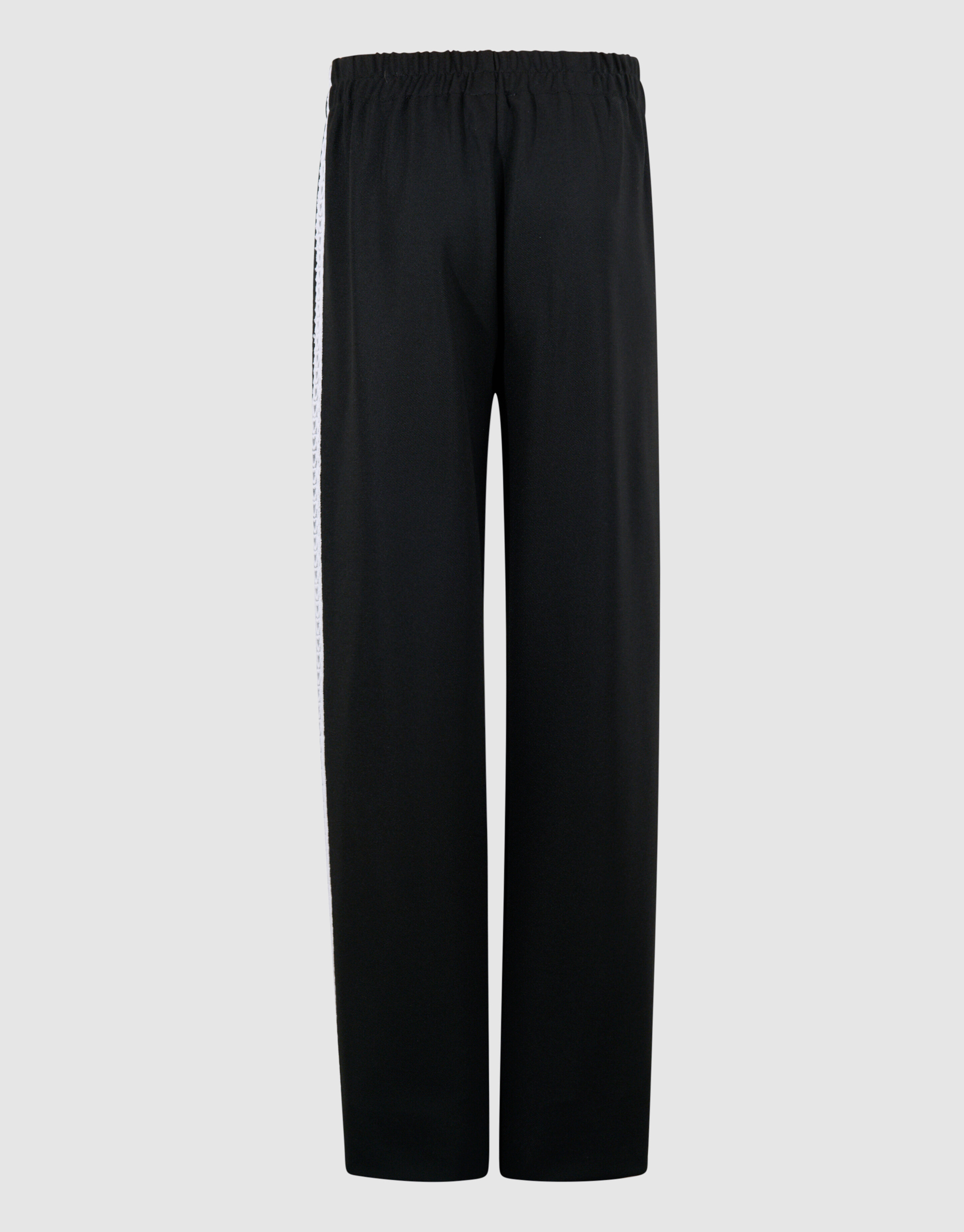 Sporty Wide Leg Broek Zwart SHOEBY GIRLS