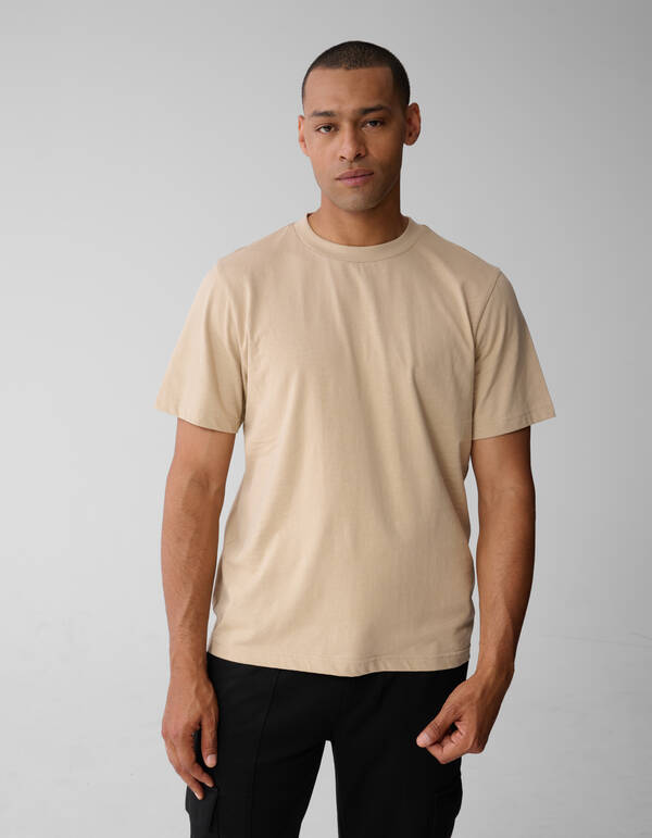 Tekst Artwork T-shirt Zand SHOEBY MEN