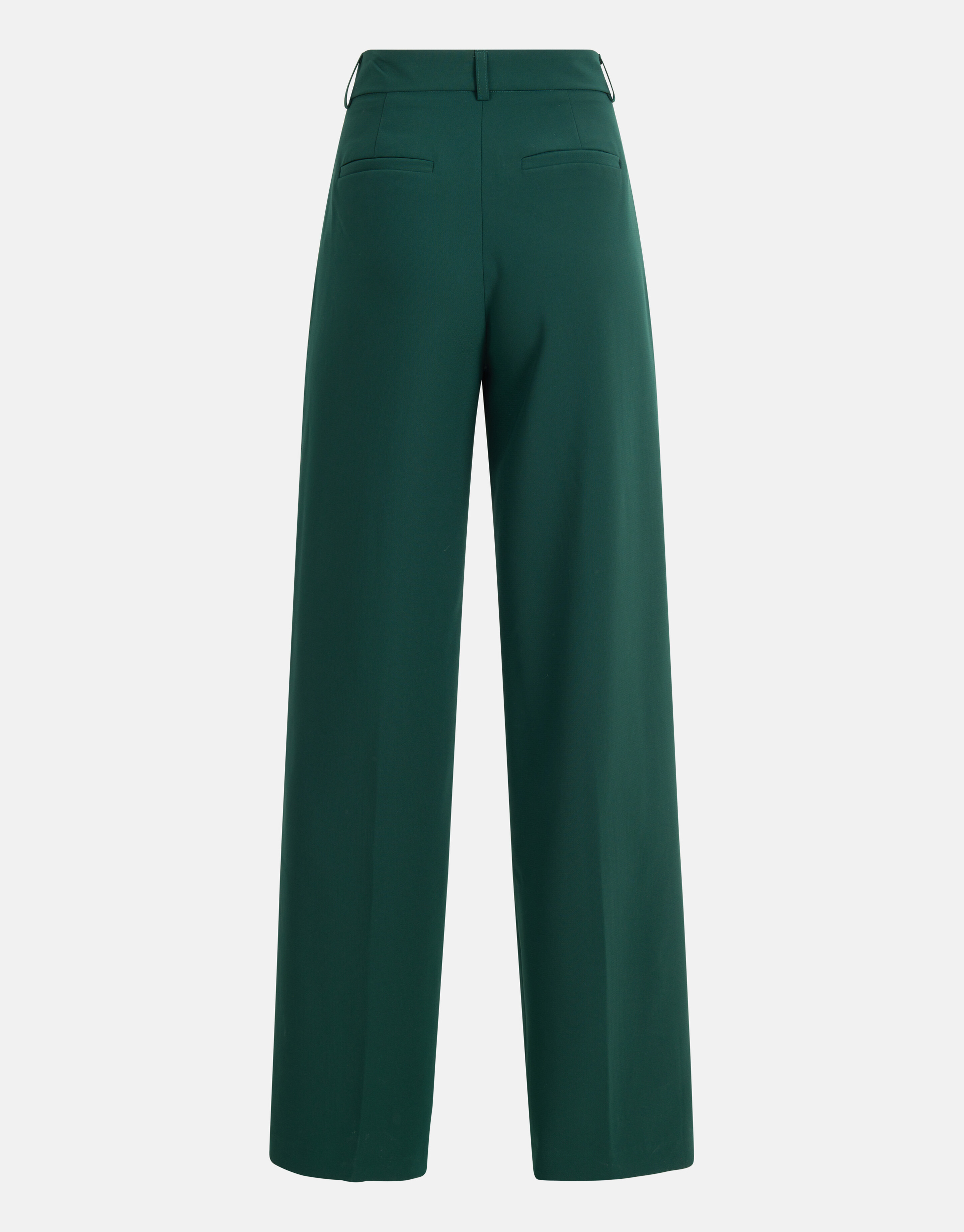 Straight Fit Pantalon Donkergroen SHOEBY WOMEN