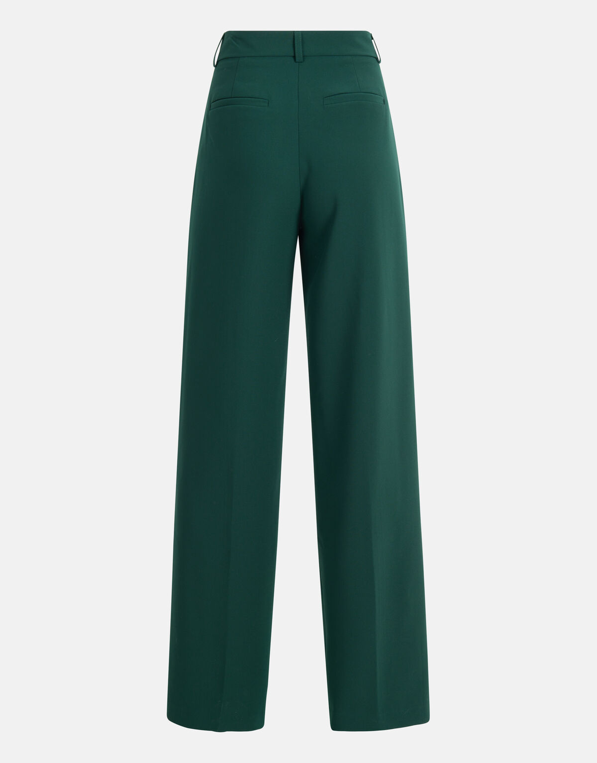 Straight Fit Pantalon Donkergroen SHOEBY WOMEN