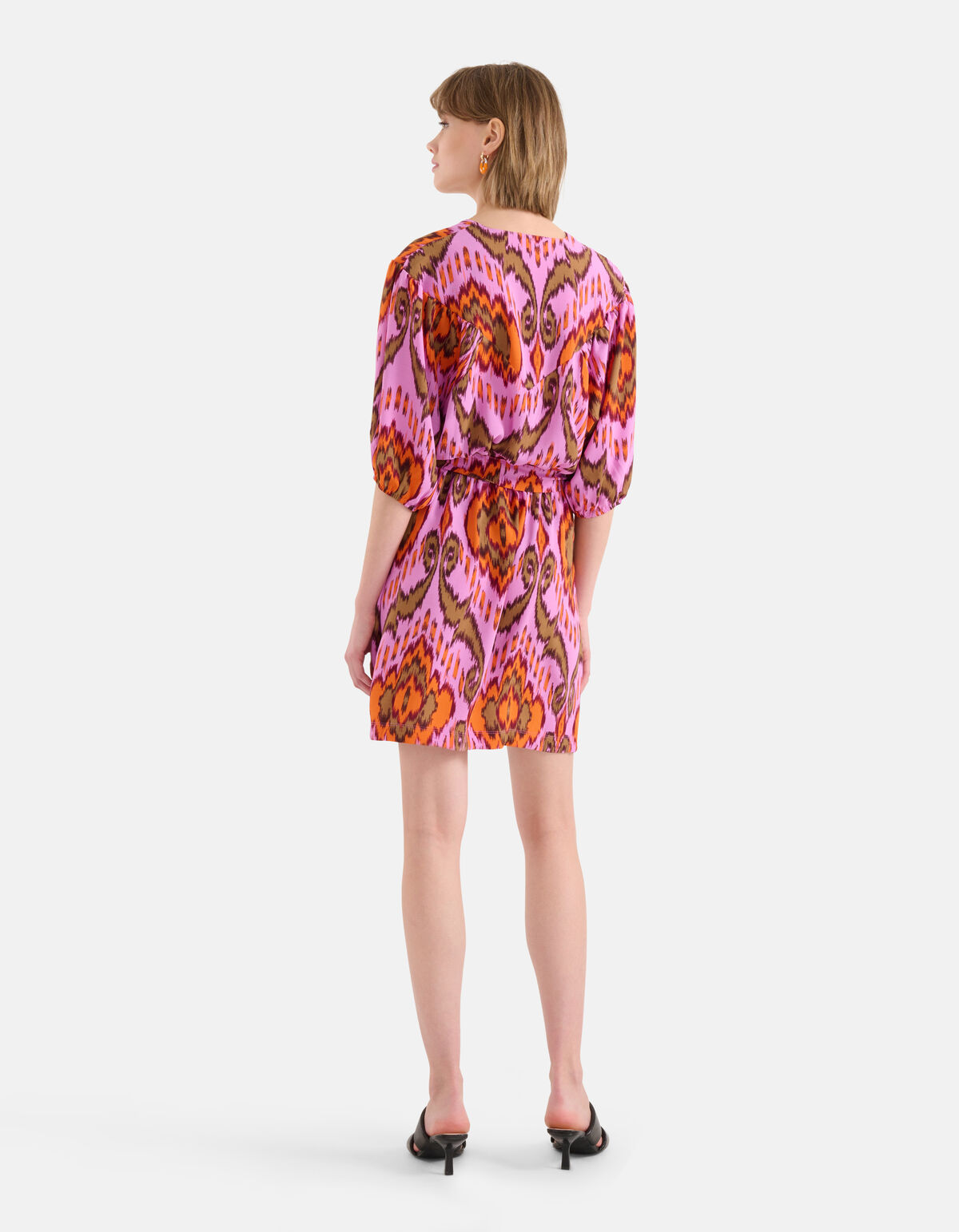 Grafische Print Jurk Paars SHOEBY WOMEN