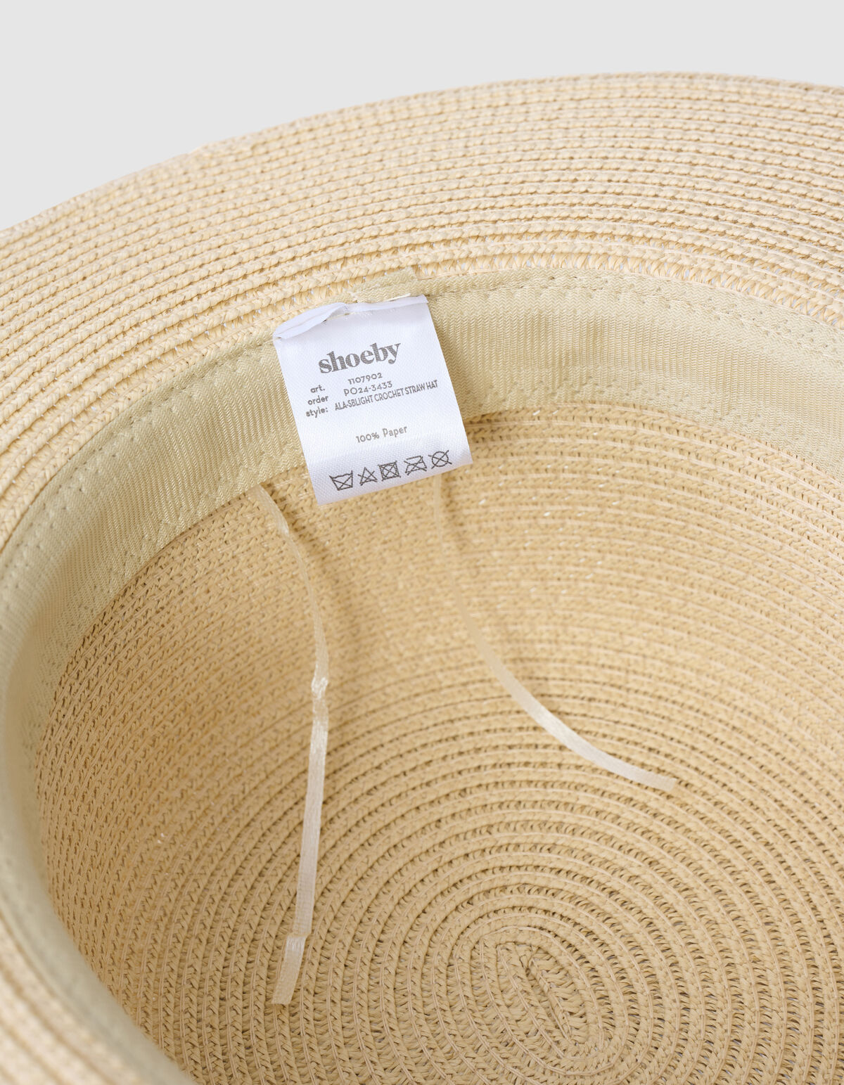 Crochet Hoed Beige SHOEBY ACCESSOIRES