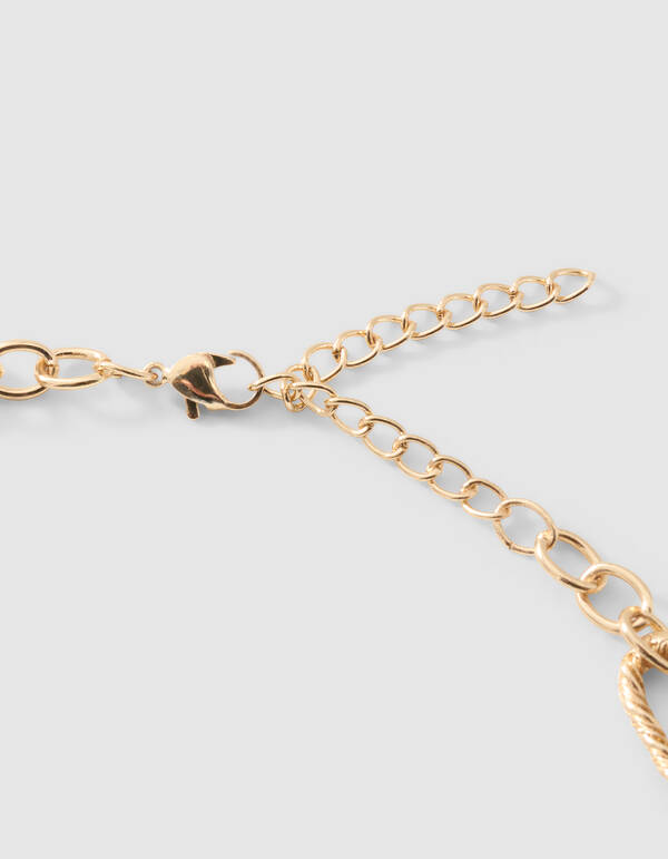 Multi Heart Ketting Goud SHOEBY ACCESSOIRES