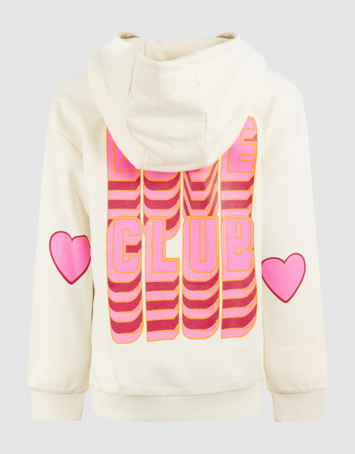 Love Club Artwork Hoodie Gebroken Wit SHOEBY GIRLS