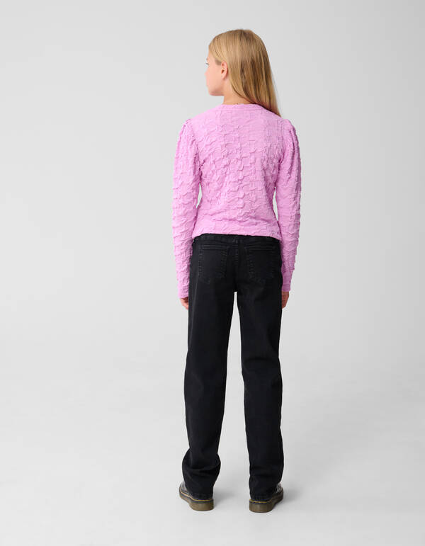 Rose Straight Fit Jeans Zwart SHOEBY GIRLS