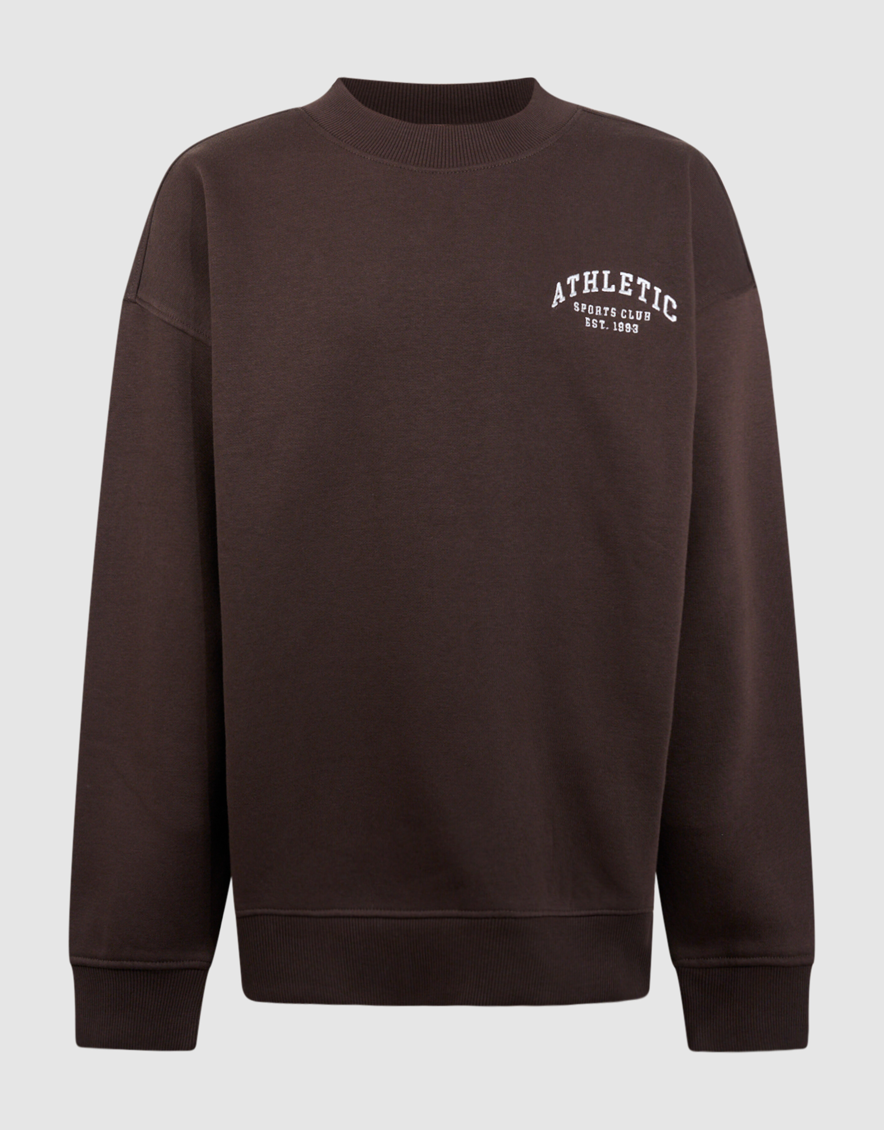 Athletic Artwork Sweater Donkerbruin SHOEBY BOYS