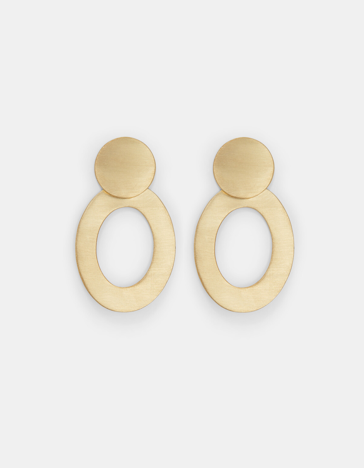 Flat Oval Oorbellen ACCESSOIRES SHOEBY