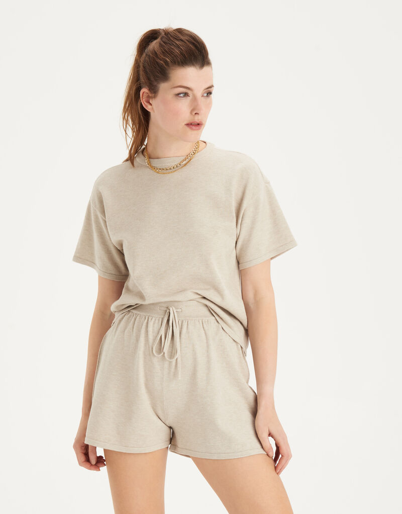 Knit Shortsleeve T-shirt