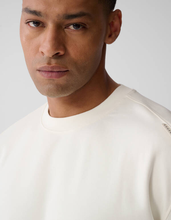 Label T-shirt Gebroken Wit SHOEBY MEN