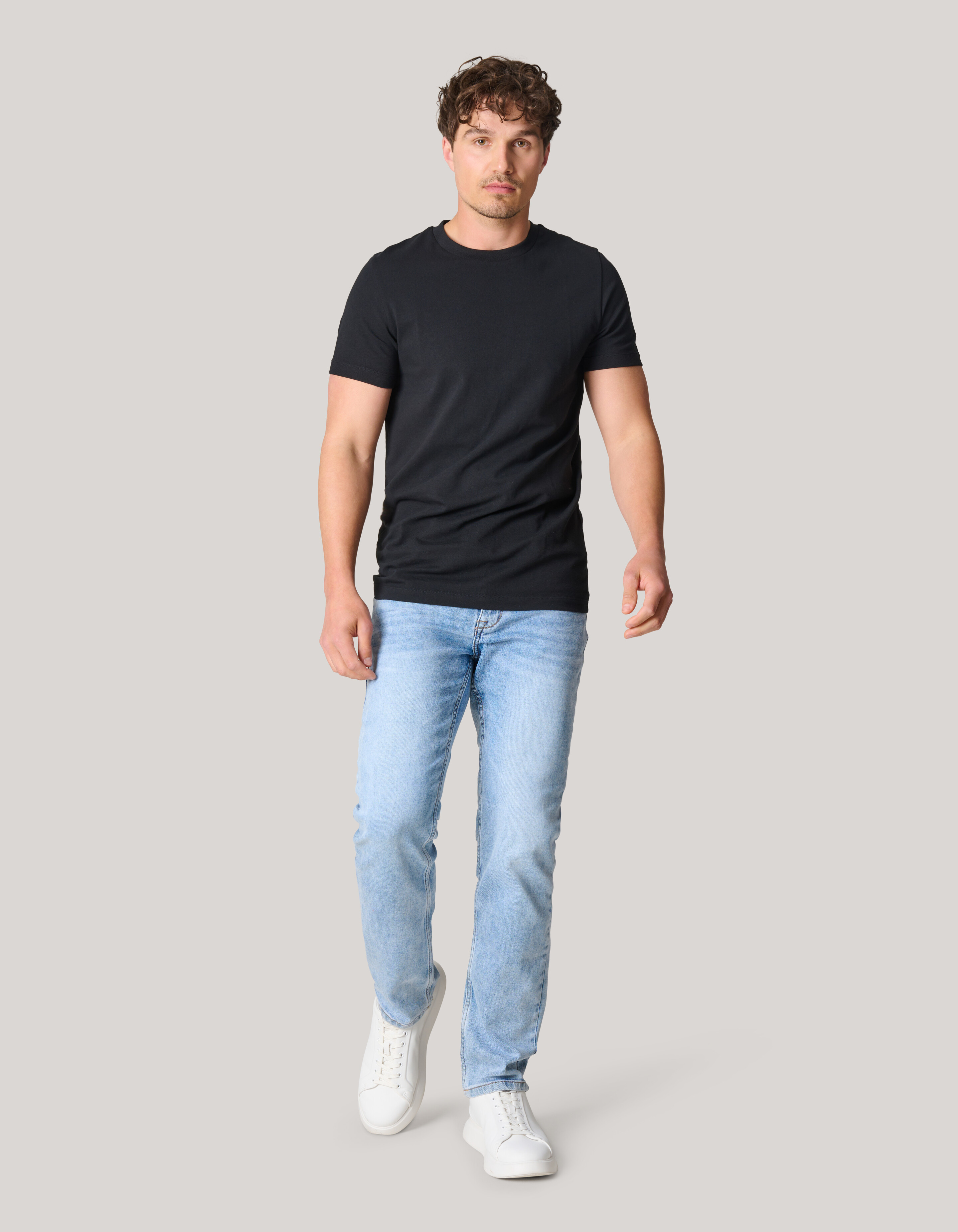 Basis T-shirt Zwart Refill