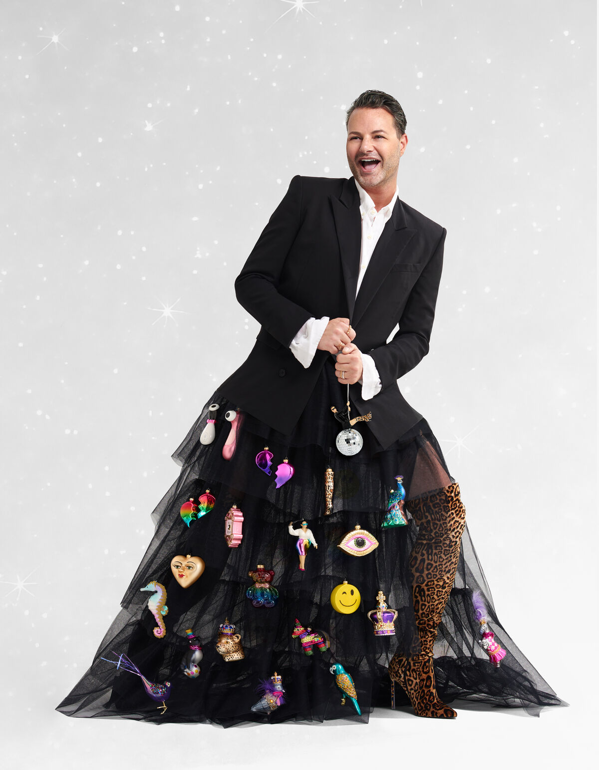 Zebra Kerstbal By Fred SHOEBY ACCESSOIRES