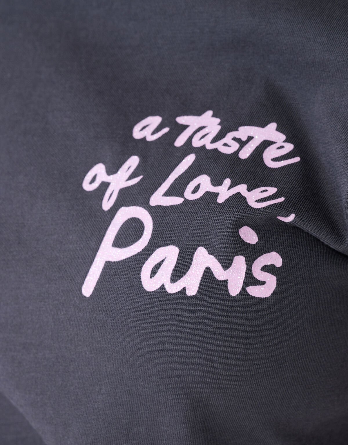 Taste Of Love Artwork T-shirt Donkergrijs SHOEBY GIRLS