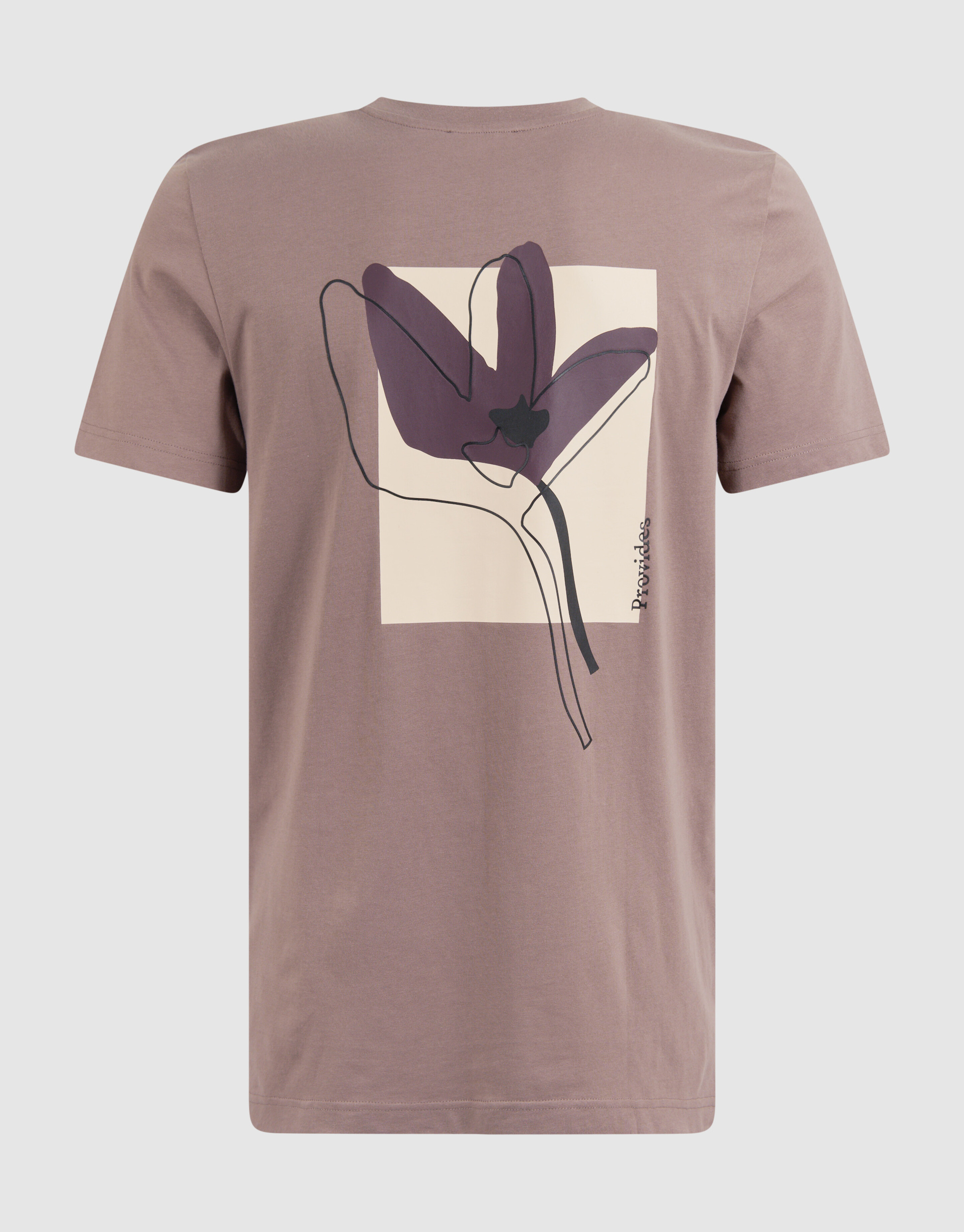 Flower T-shirt Lichtbruin SHOEBY MEN