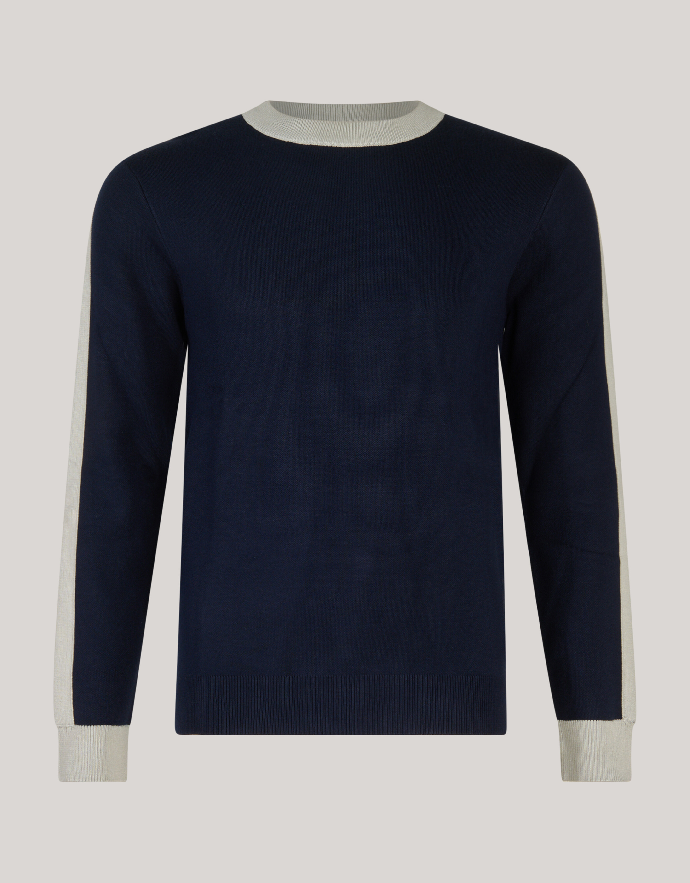 Contrast Trui Donkerblauw SHOEBY MEN