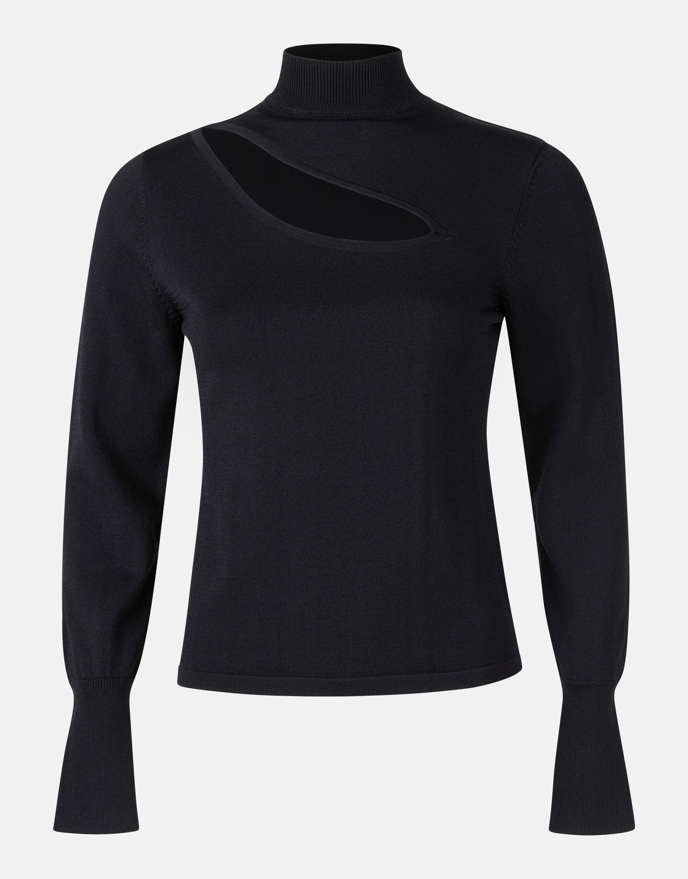 Cut Out Top Zwart SHOEBY WOMEN