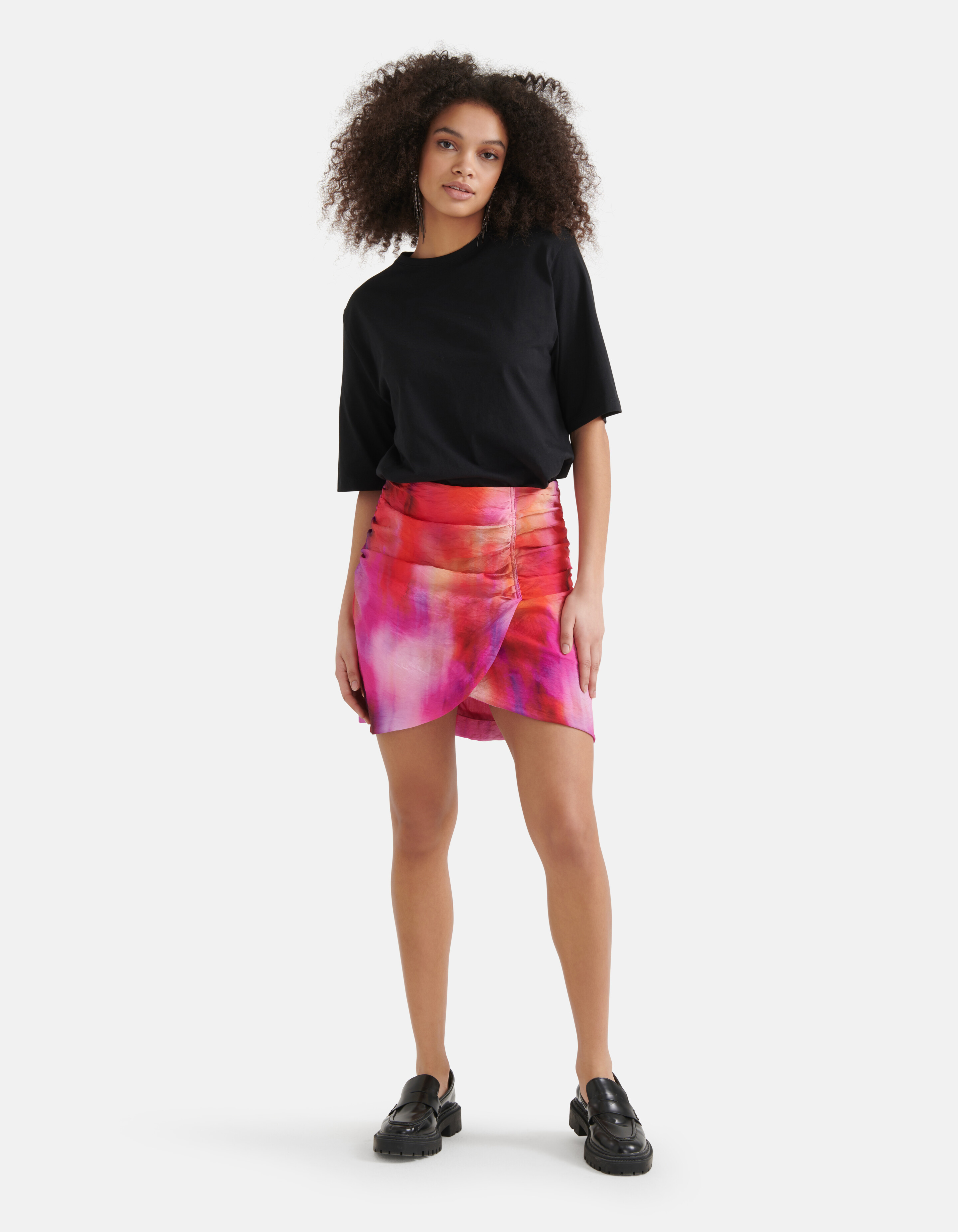 Schoudervulling T-shirt Zwart SHOEBY WOMEN