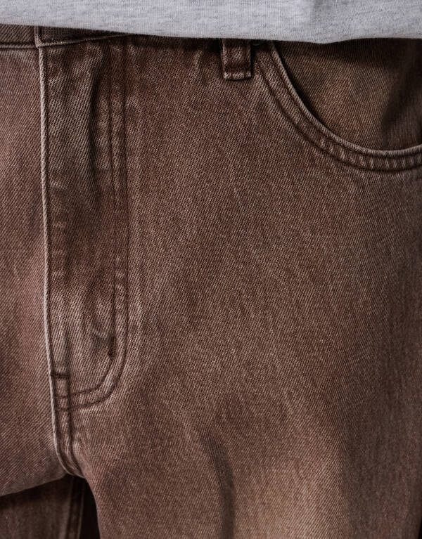 Barrel Fit Jeans Bruin SHOEBY WOMEN