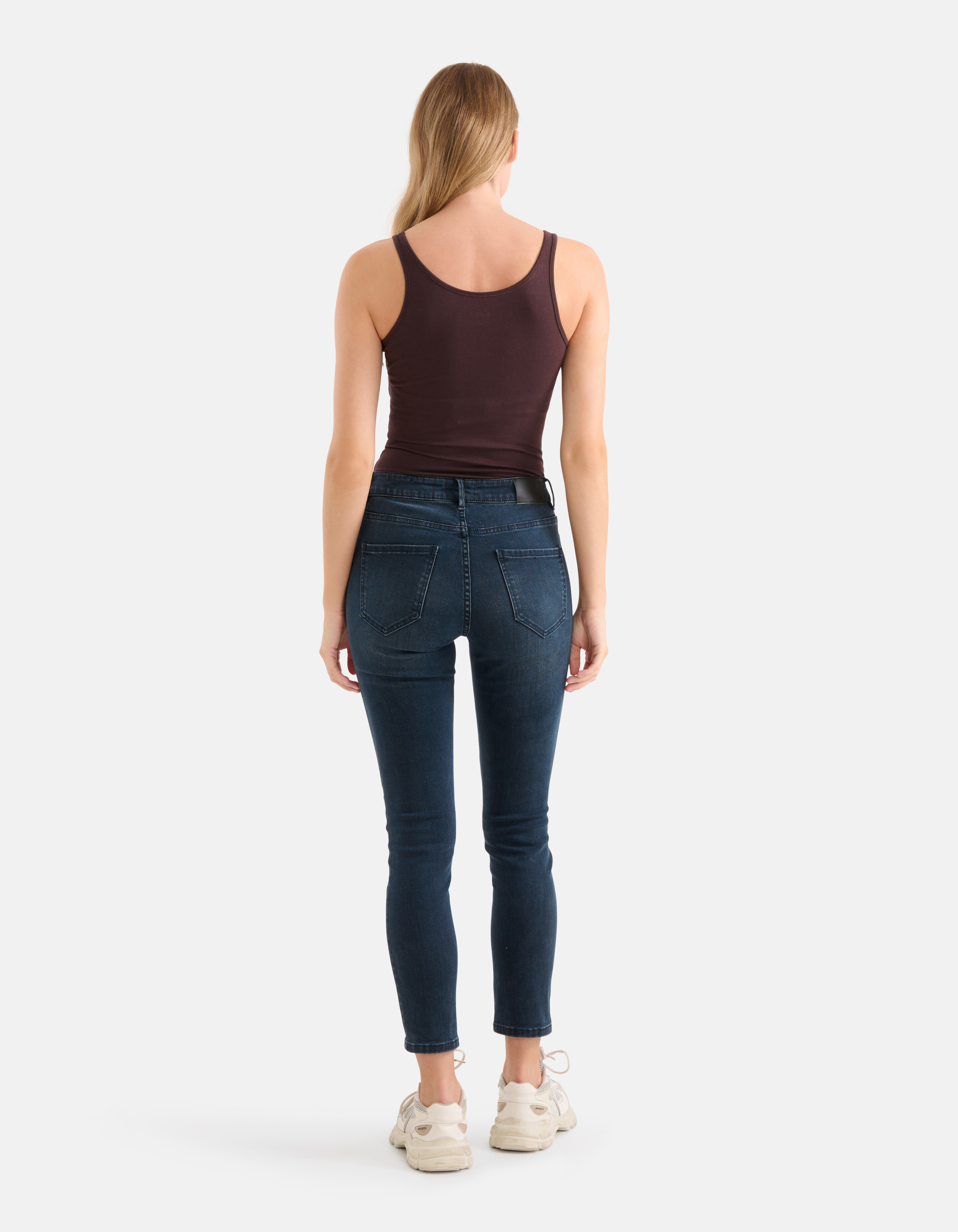 Basis Tanktop Donkerbruin Eksept