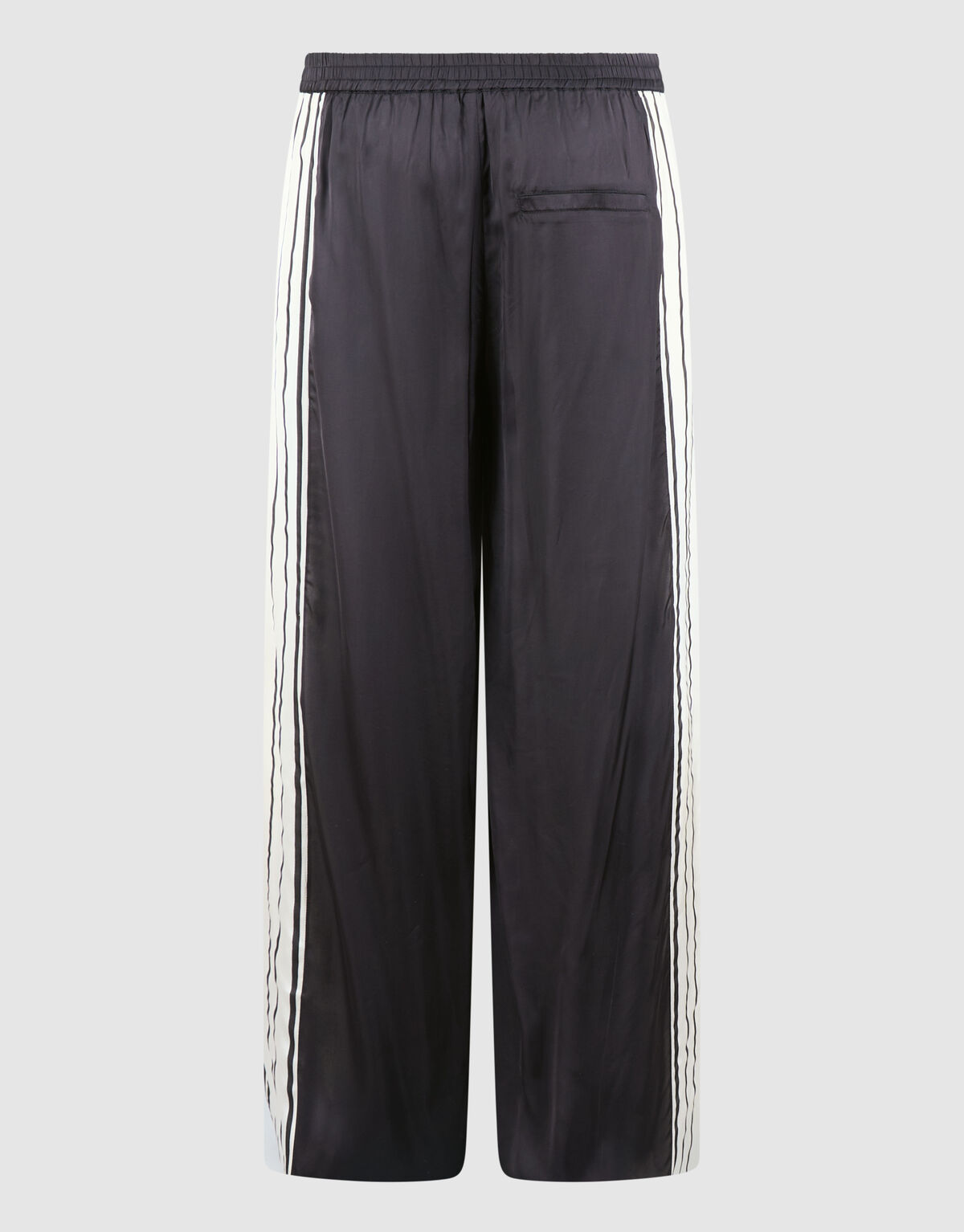 Graphic Wide Leg Broek Zwart/Wit SHOEBY WOMEN