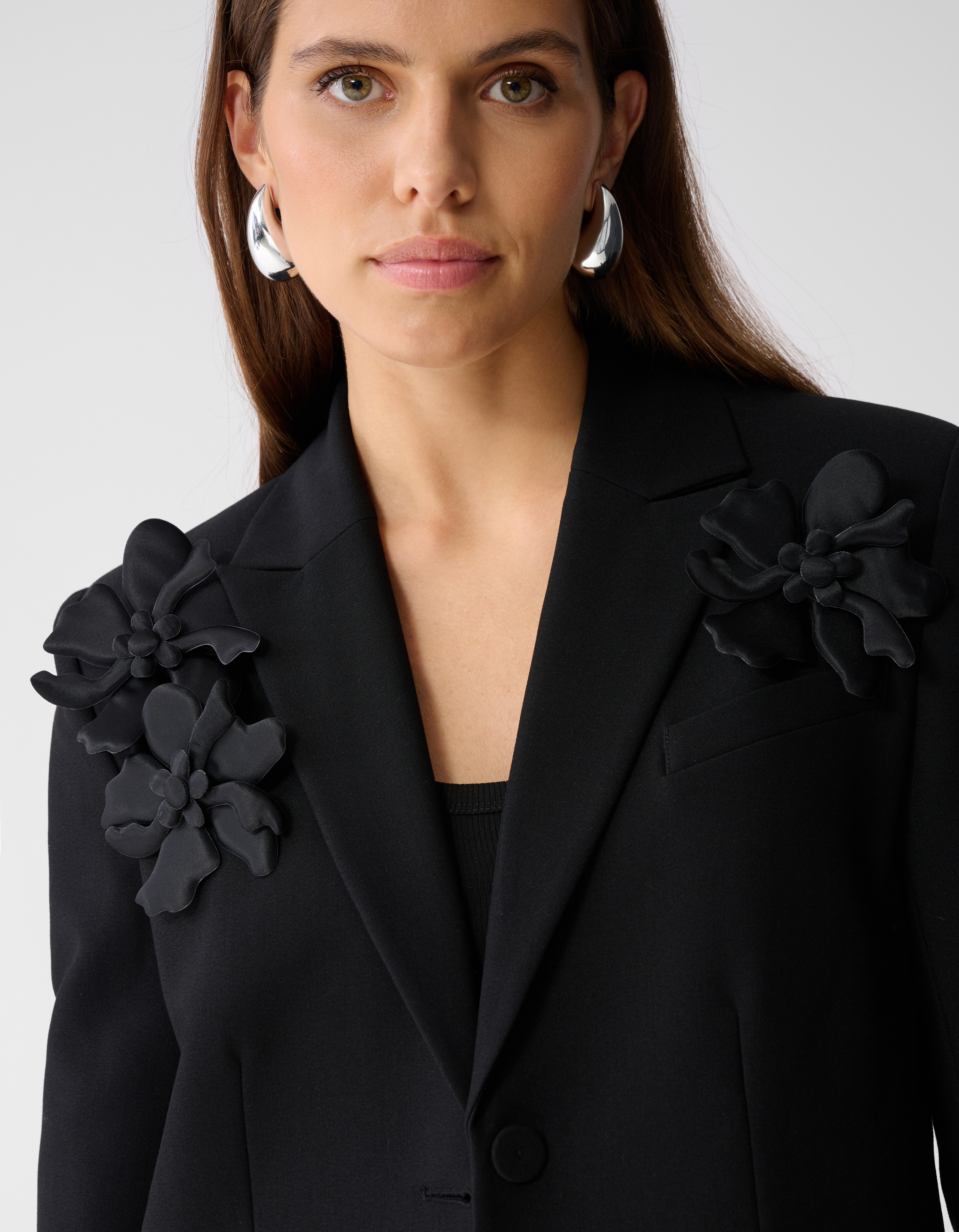 Flower Blazer Zwart By Mieke SHOEBY WOMEN