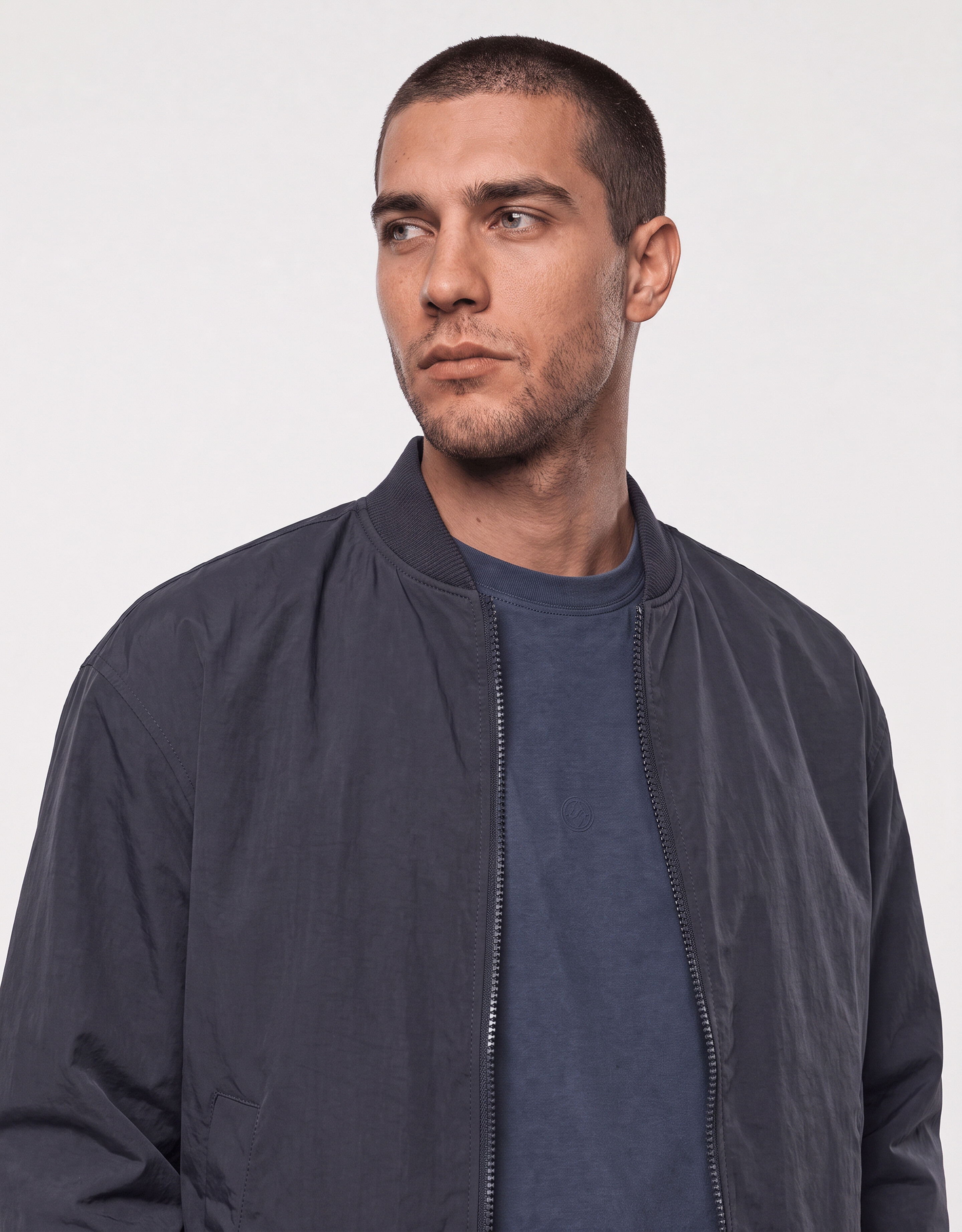 Technische Bomber Jack Donkergrijs SHOEBY MEN