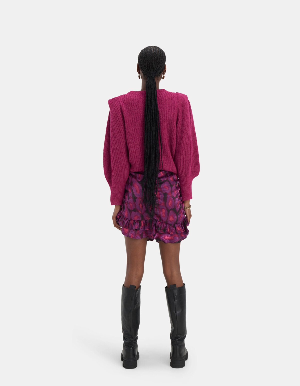 Satin Jacquard Rok EKSEPT