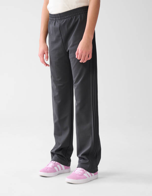 Wide Leg Fit Broek Donkergrijs SHOEBY GIRLS