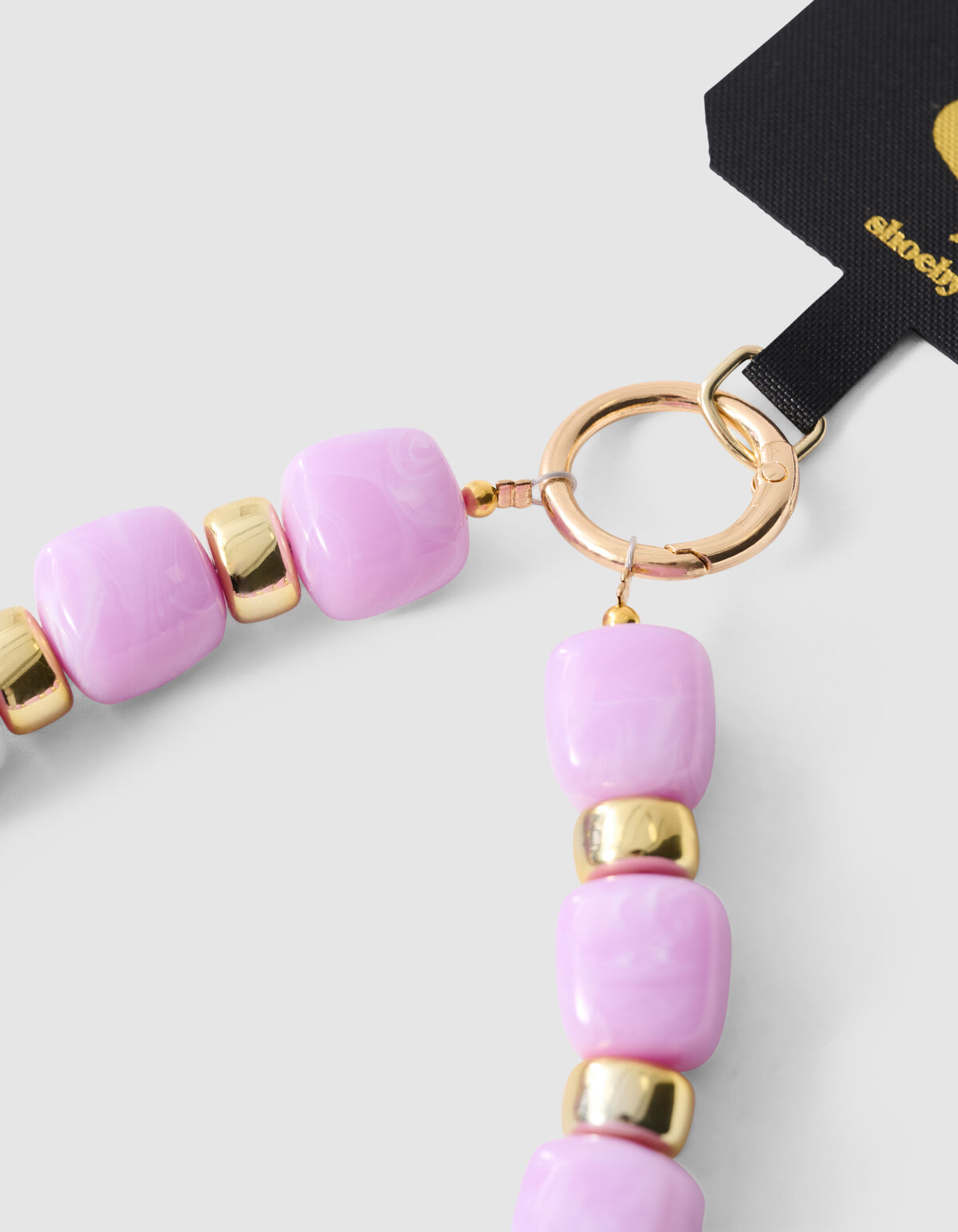 Beaded Telefoonkoord Lichtpaars SHOEBY ACCESSOIRES