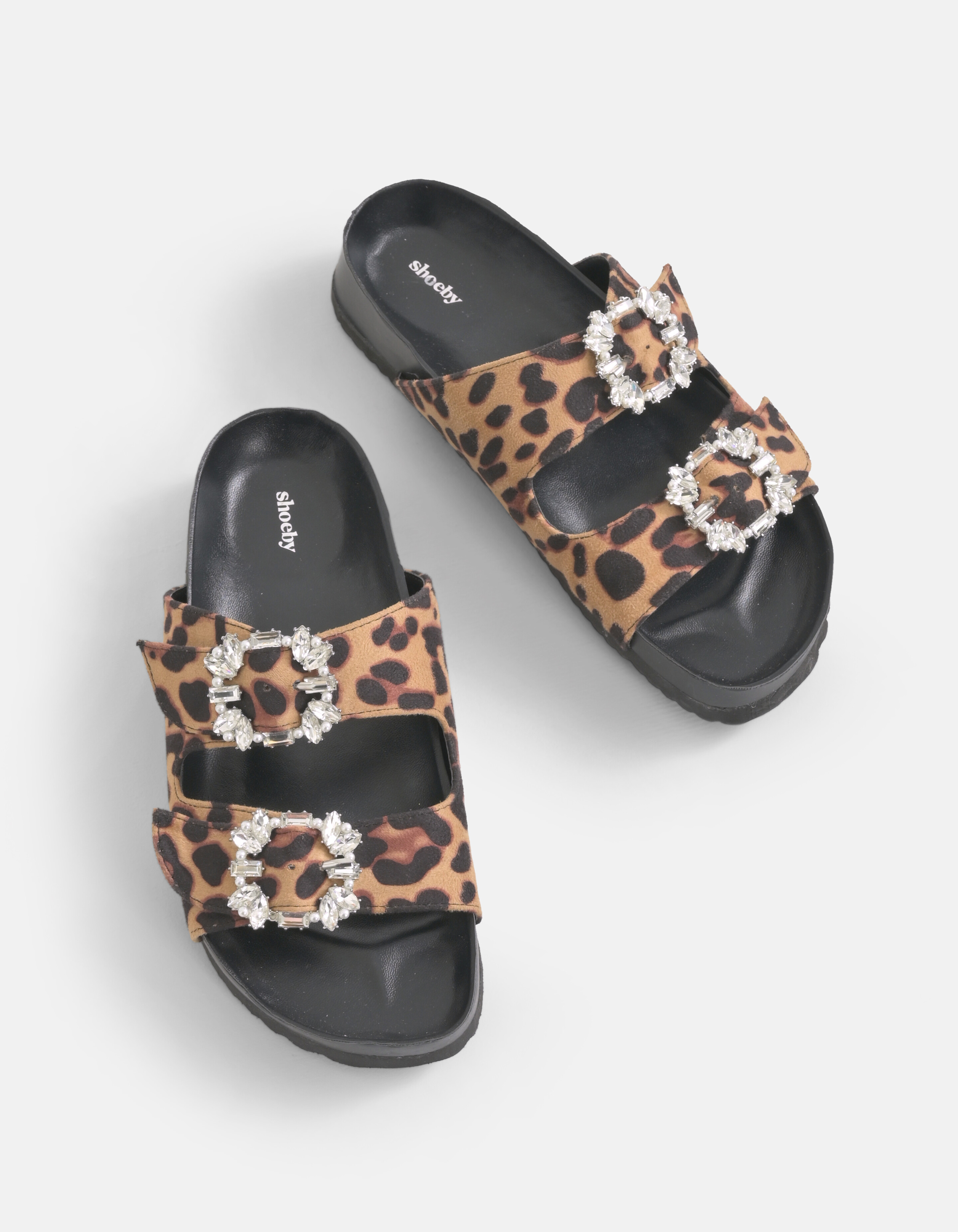 Leopard Sandalen Bruin SHOEBY SHOES