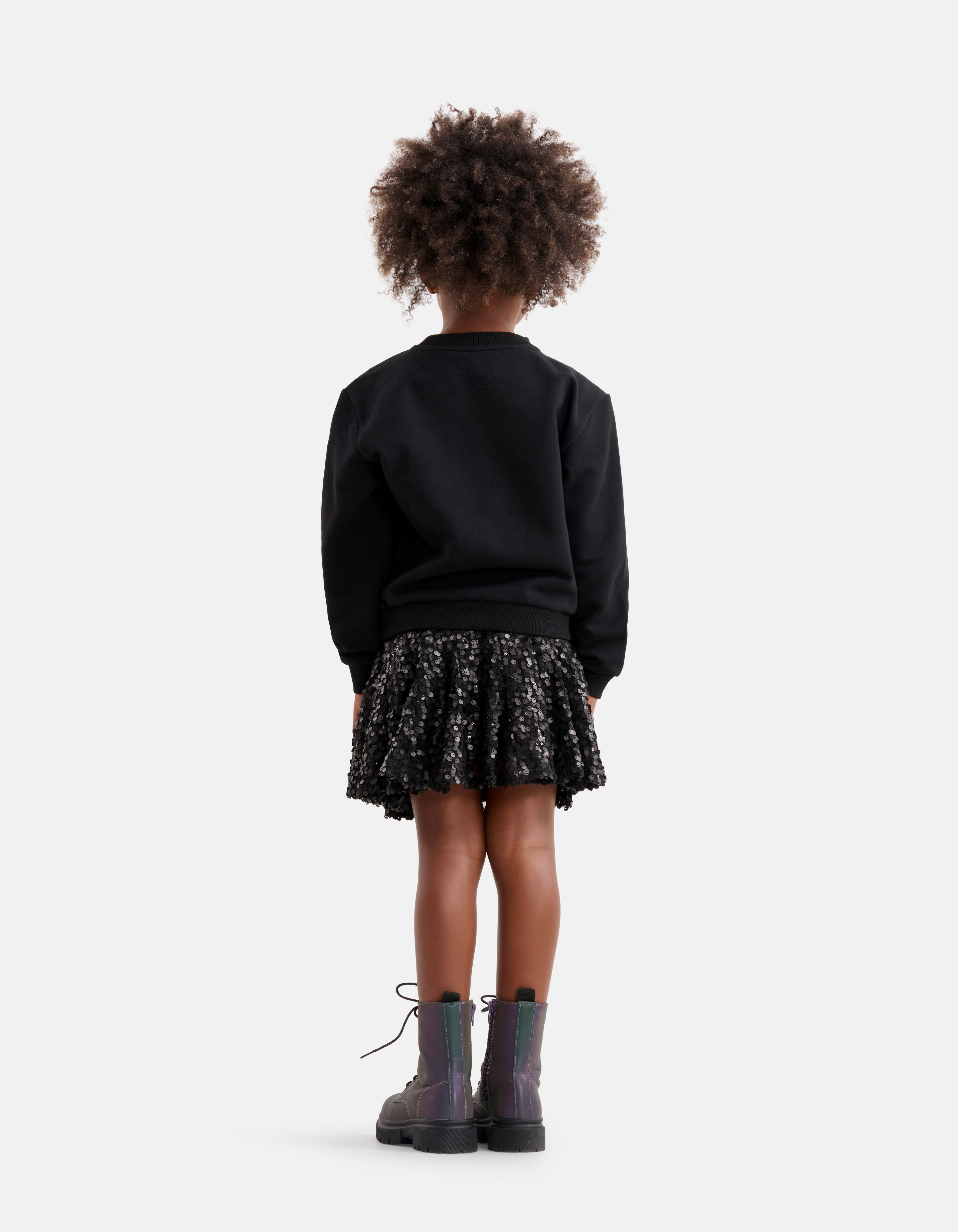 Pailletten Sweater Zwart SHOEBY GIRLS