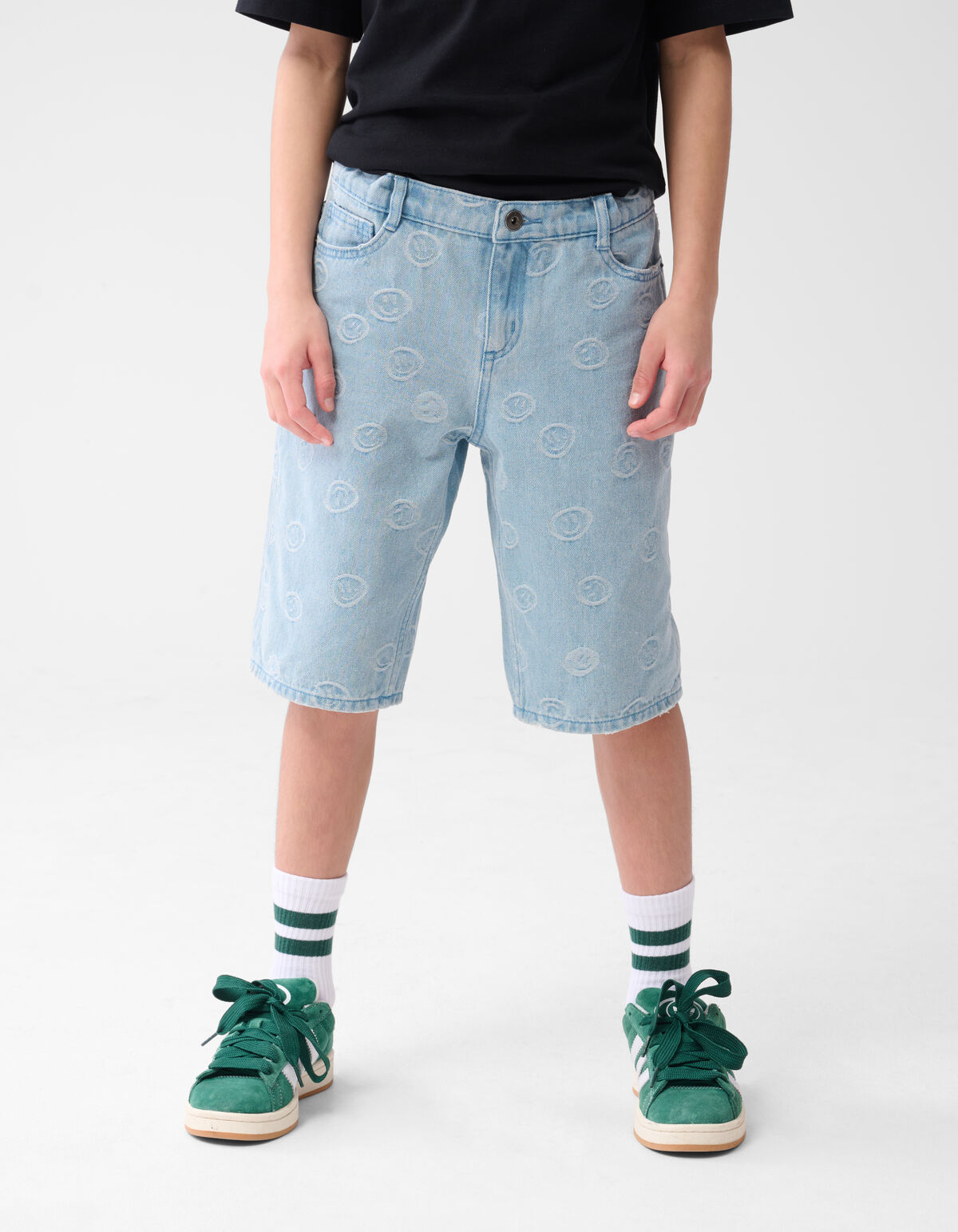 Denim Smiley Short Bleached SHOEBY BOYS