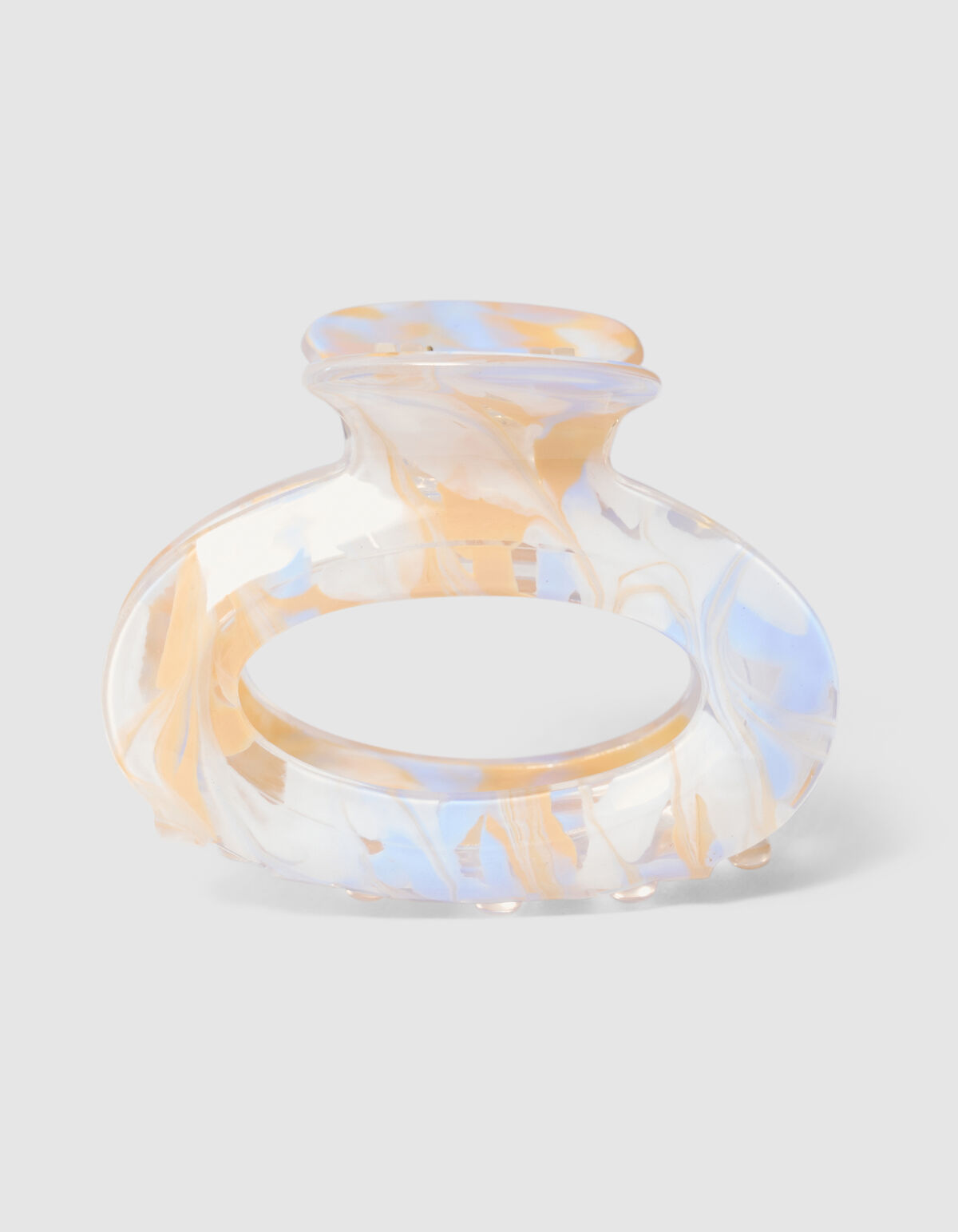 Bulky Haarklem Oranje/Blauw SHOEBY ACCESSOIRES