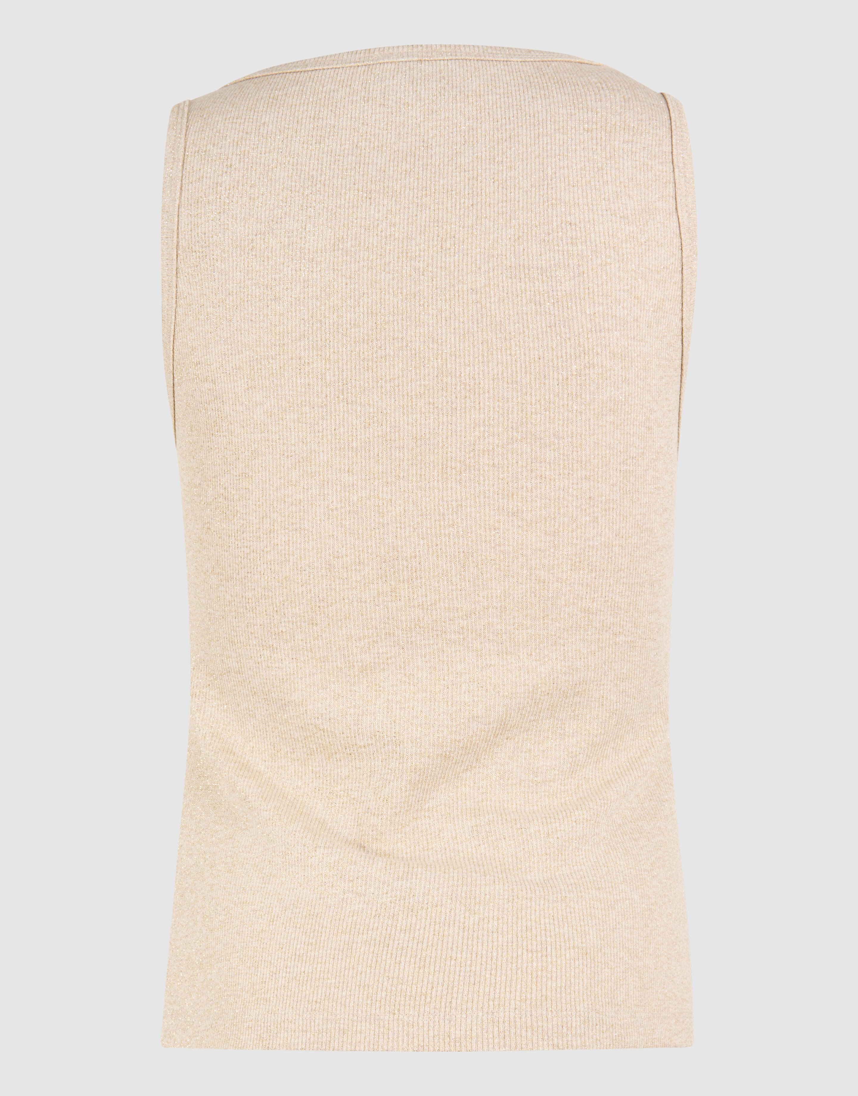 Lurex Shoeby Logo Tanktop Goud SHOEBY WOMEN