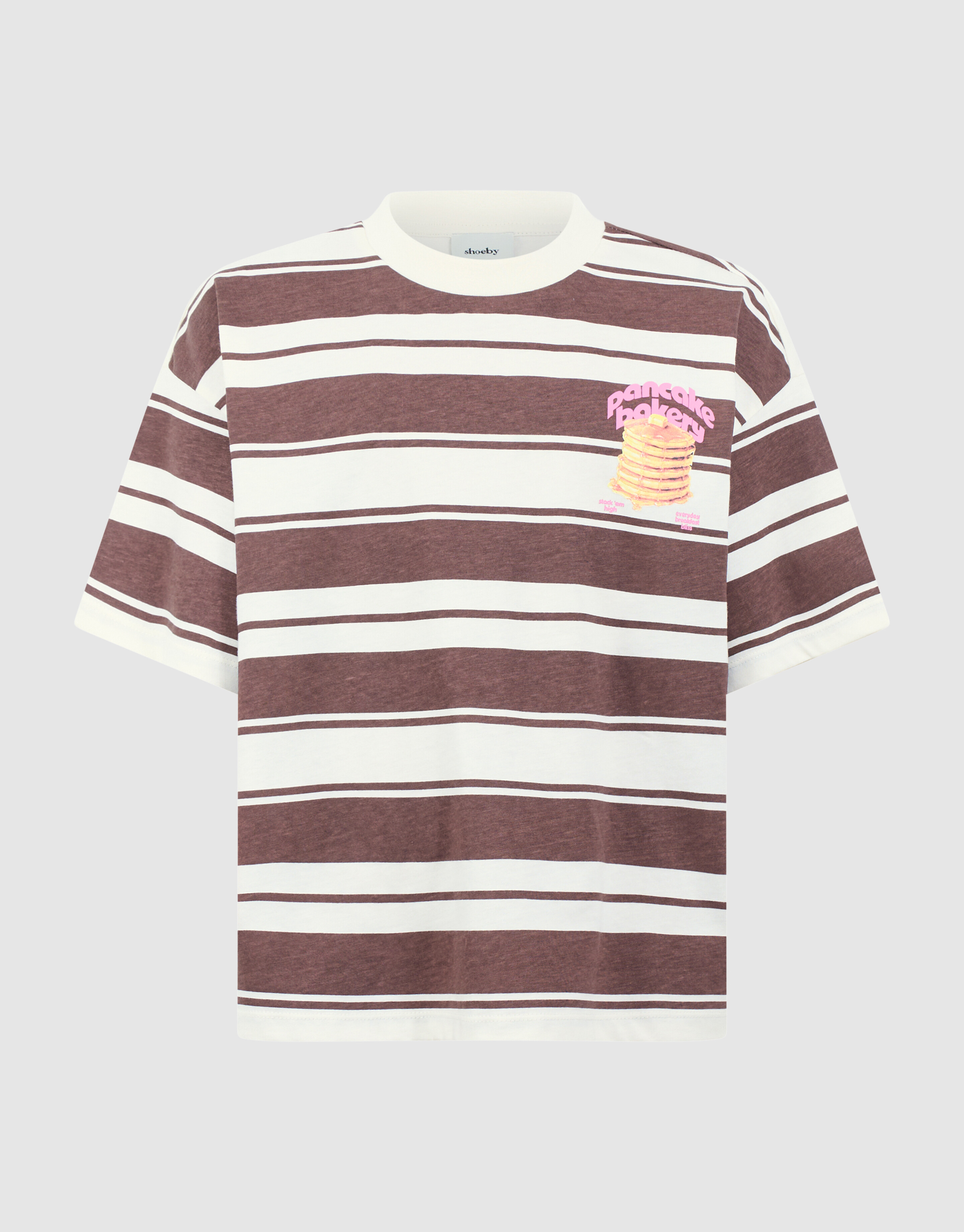 Pancake Bakery Artwork T-shirt Bruin SHOEBY GIRLS