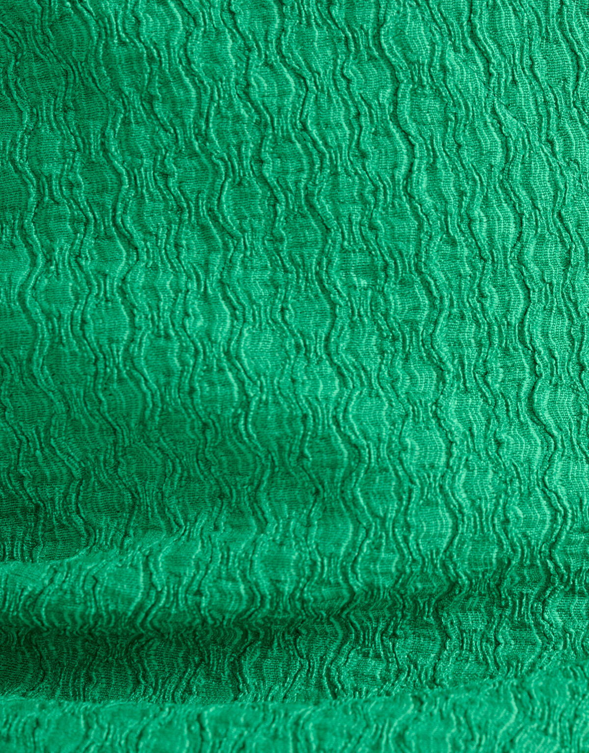 Crinkle Wrap Top Groen SHOEBY WOMEN