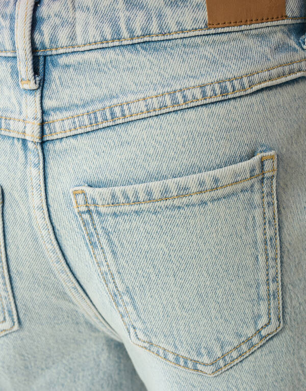 Studs Wide Leg Fit Jeans Bleached SHOEBY GIRLS