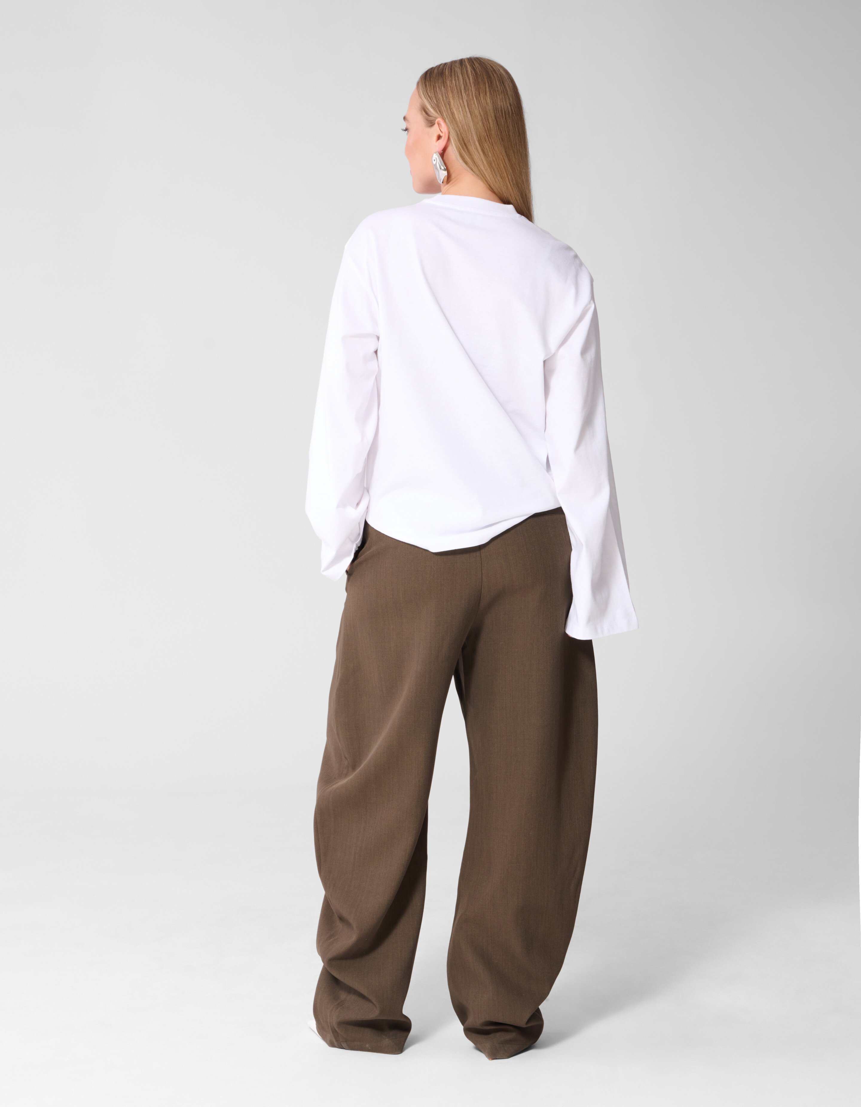 Magazine Artwork Longsleeve Wit SHOEBY WOMEN
